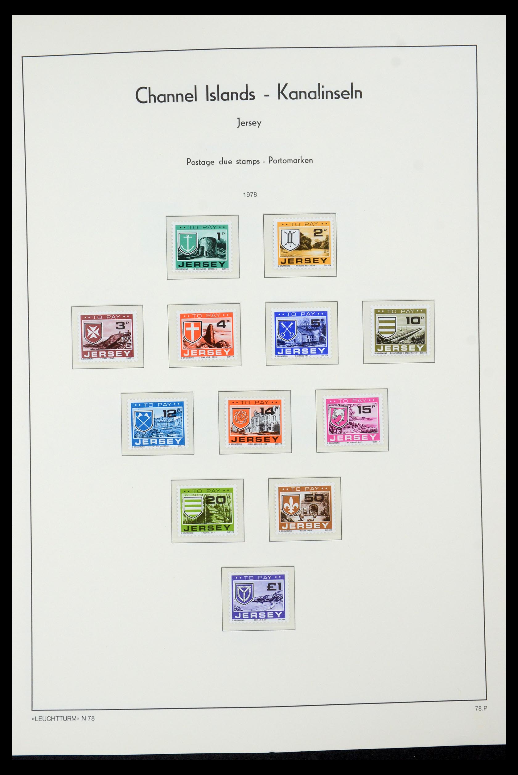 34958 035 - Postzegelverzameling 34958 Kanaaleilanden 1969-2007.