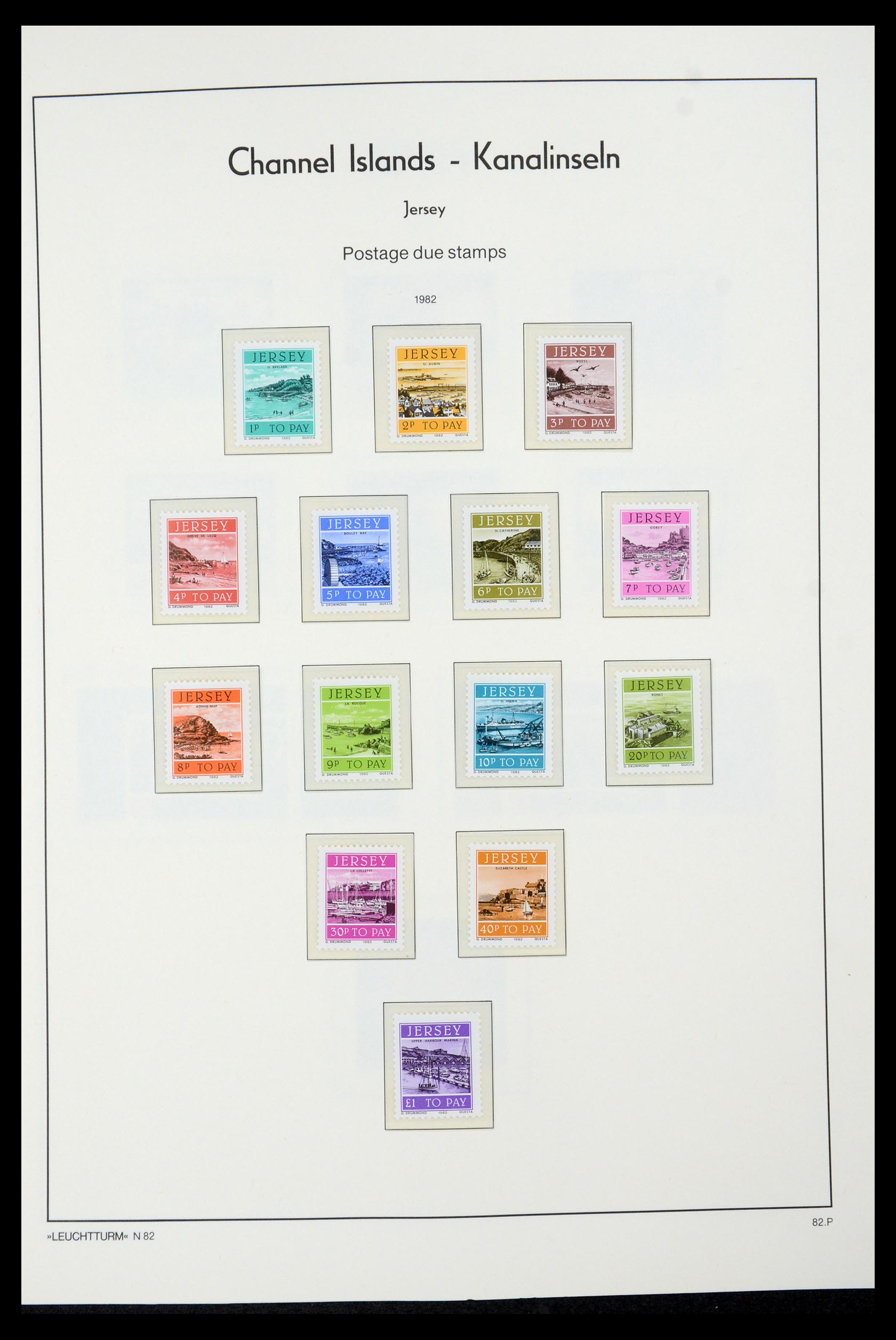 34958 036 - Postzegelverzameling 34958 Kanaaleilanden 1969-2007.