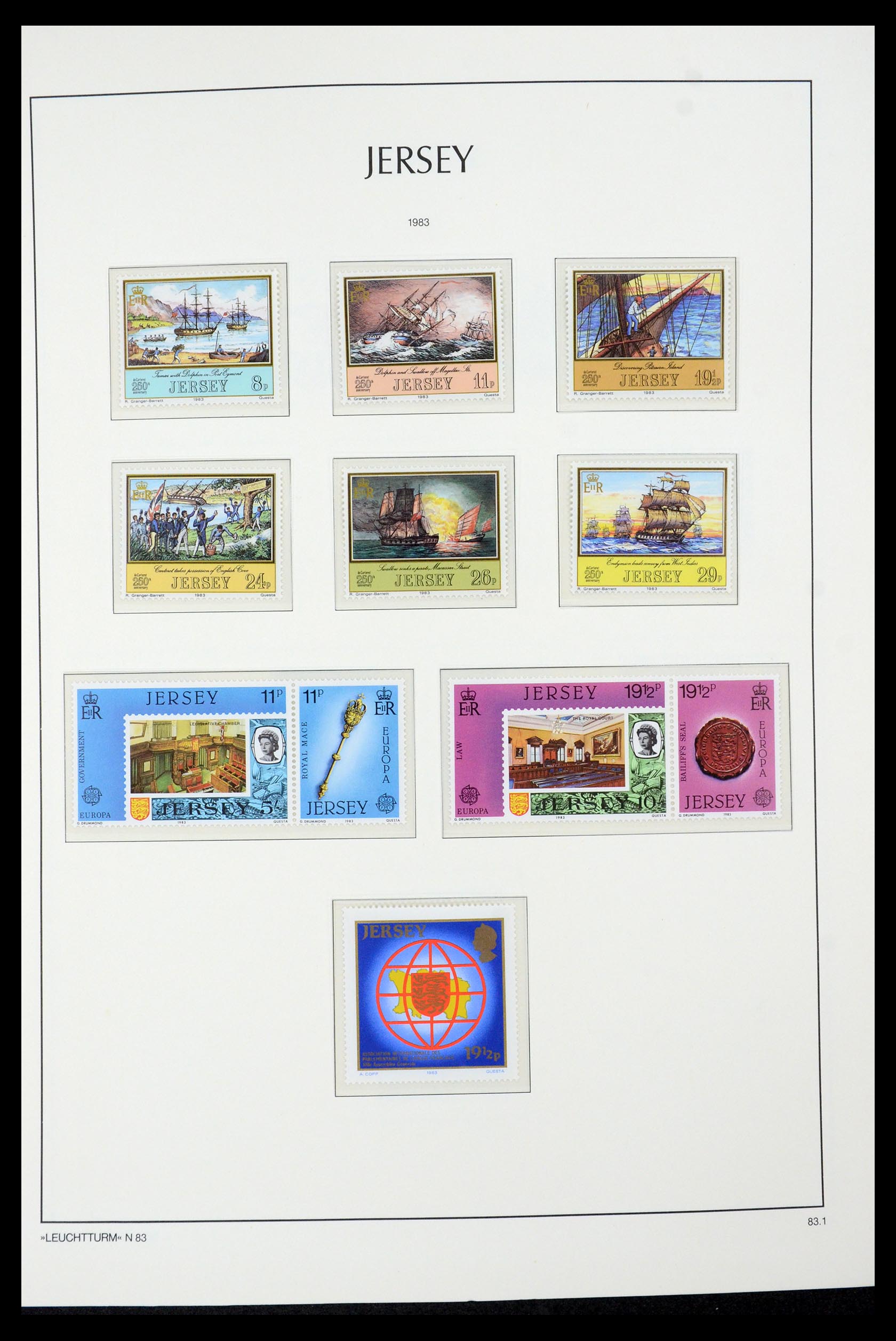 34958 037 - Stamp Collection 34958 Channel Islands 1969-2007.