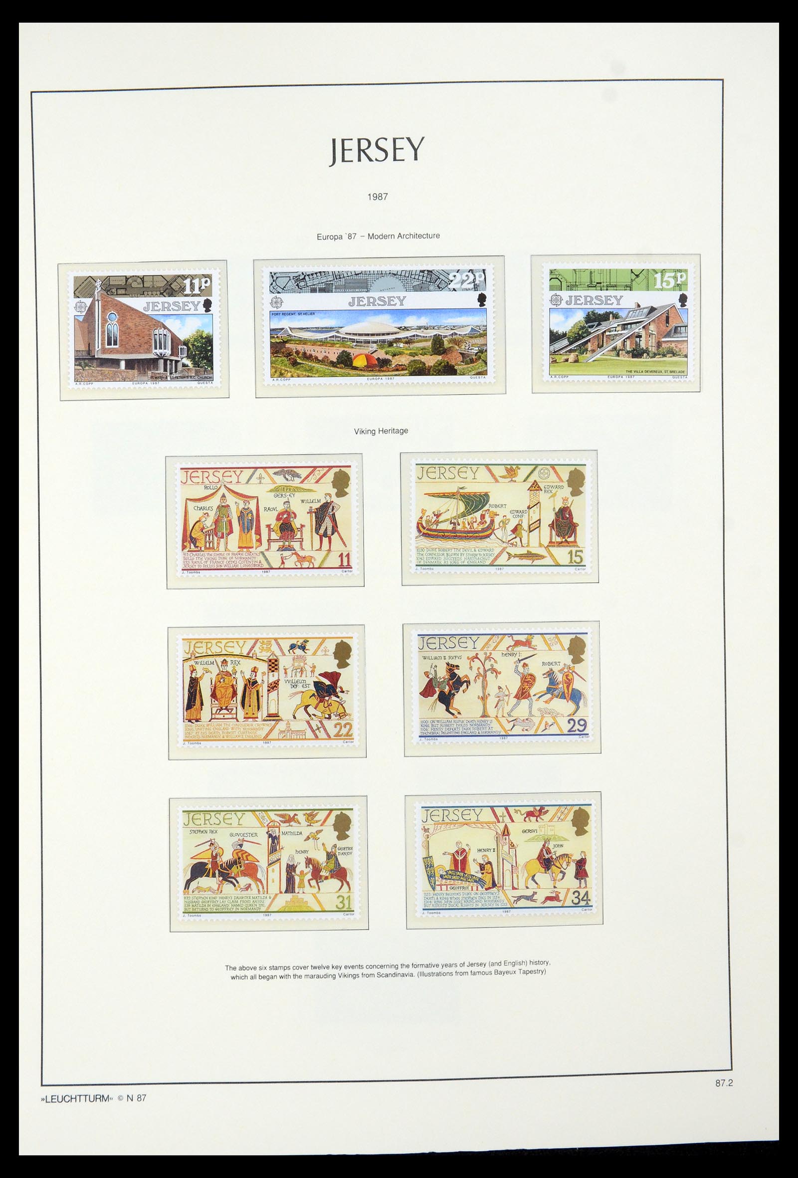 34958 050 - Stamp Collection 34958 Channel Islands 1969-2007.