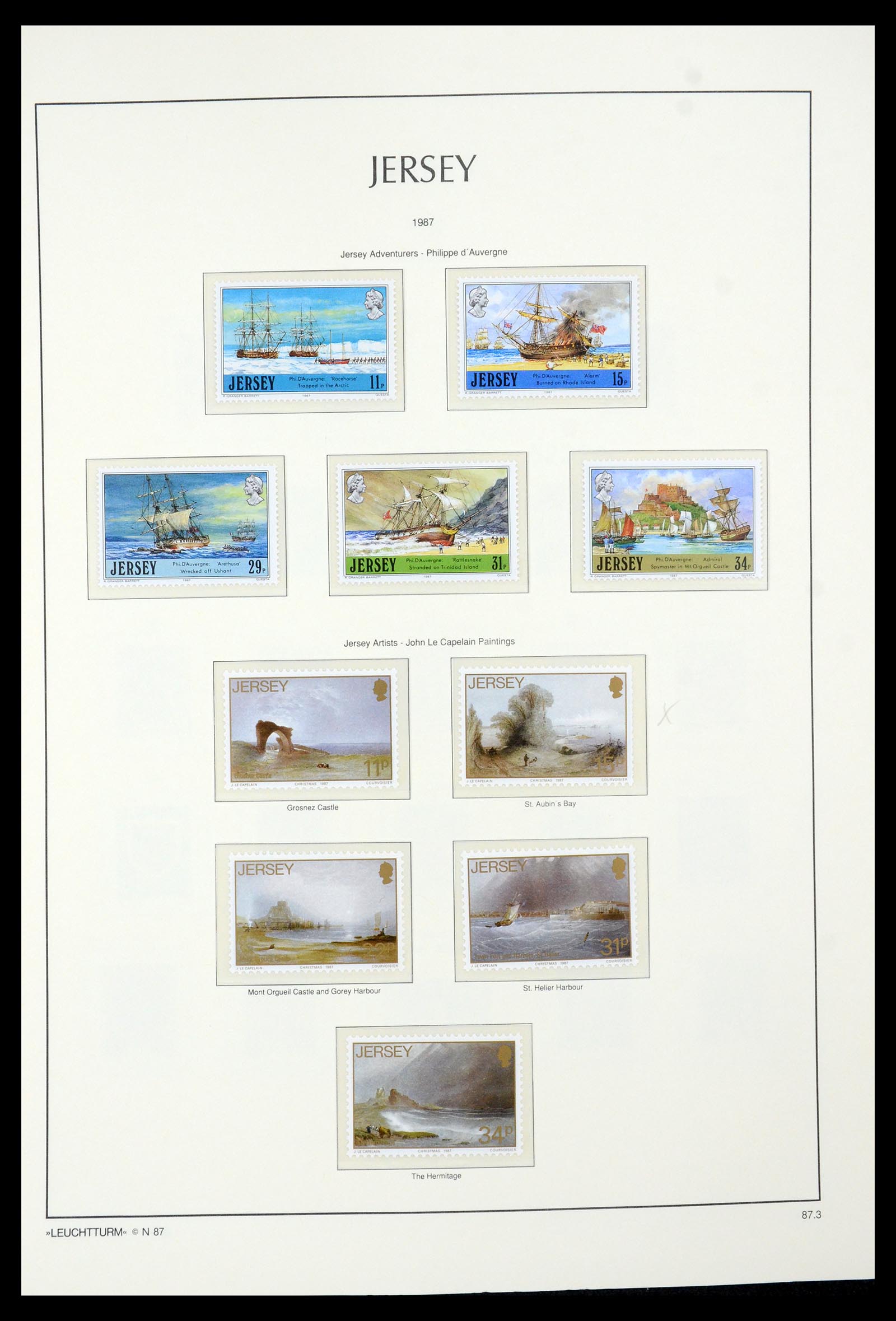 34958 051 - Postzegelverzameling 34958 Kanaaleilanden 1969-2007.