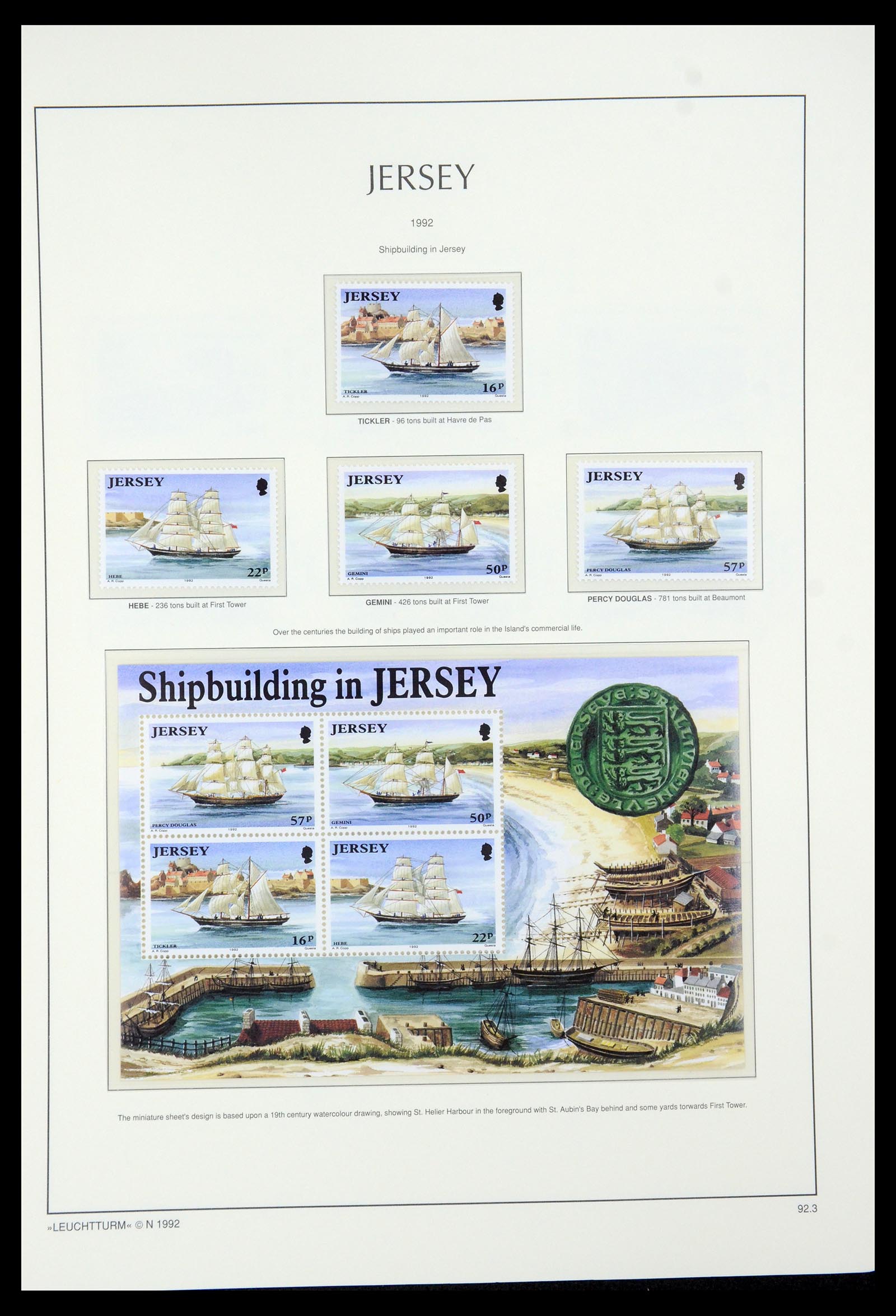 34958 069 - Stamp Collection 34958 Channel Islands 1969-2007.