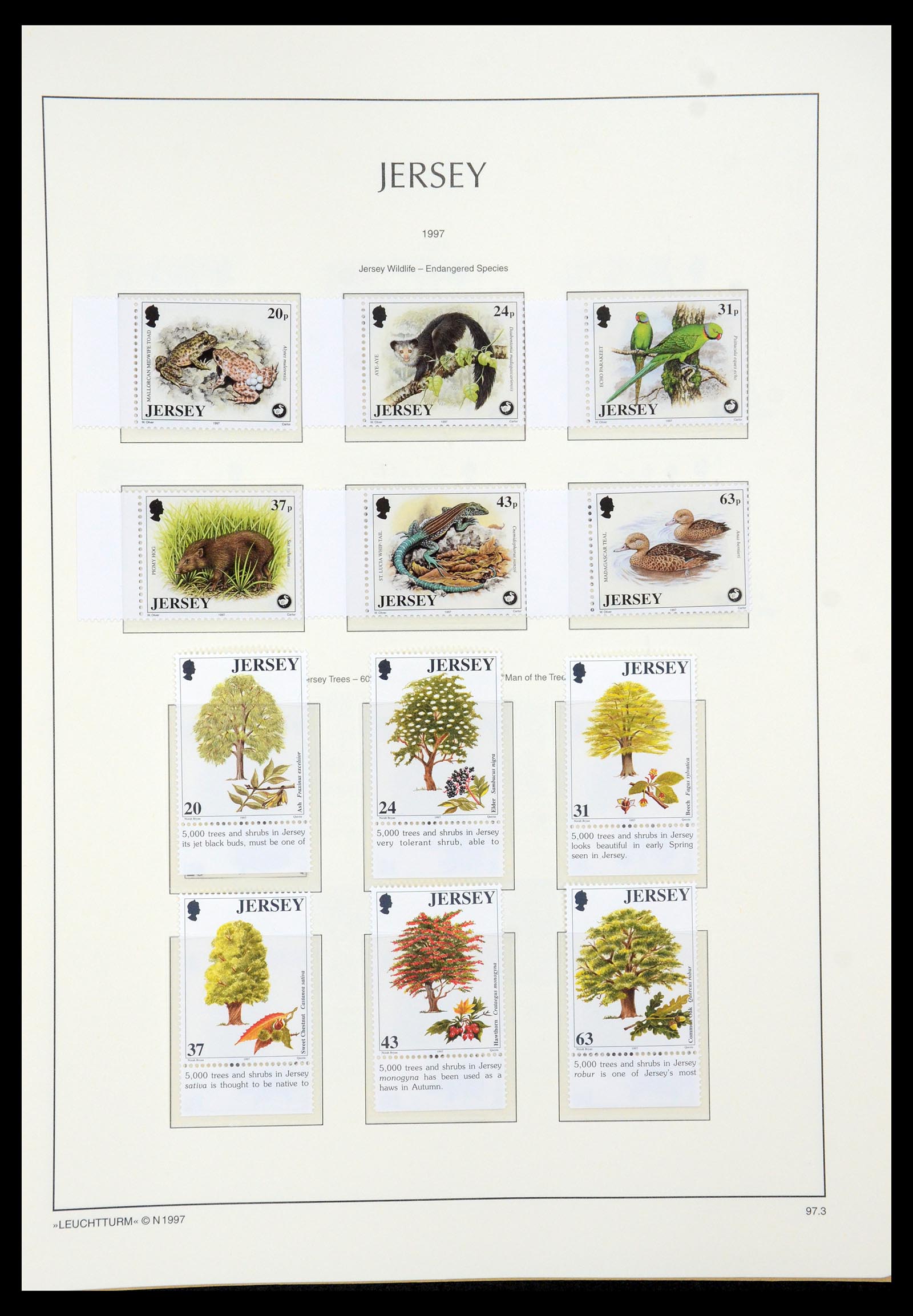 34958 092 - Postzegelverzameling 34958 Kanaaleilanden 1969-2007.