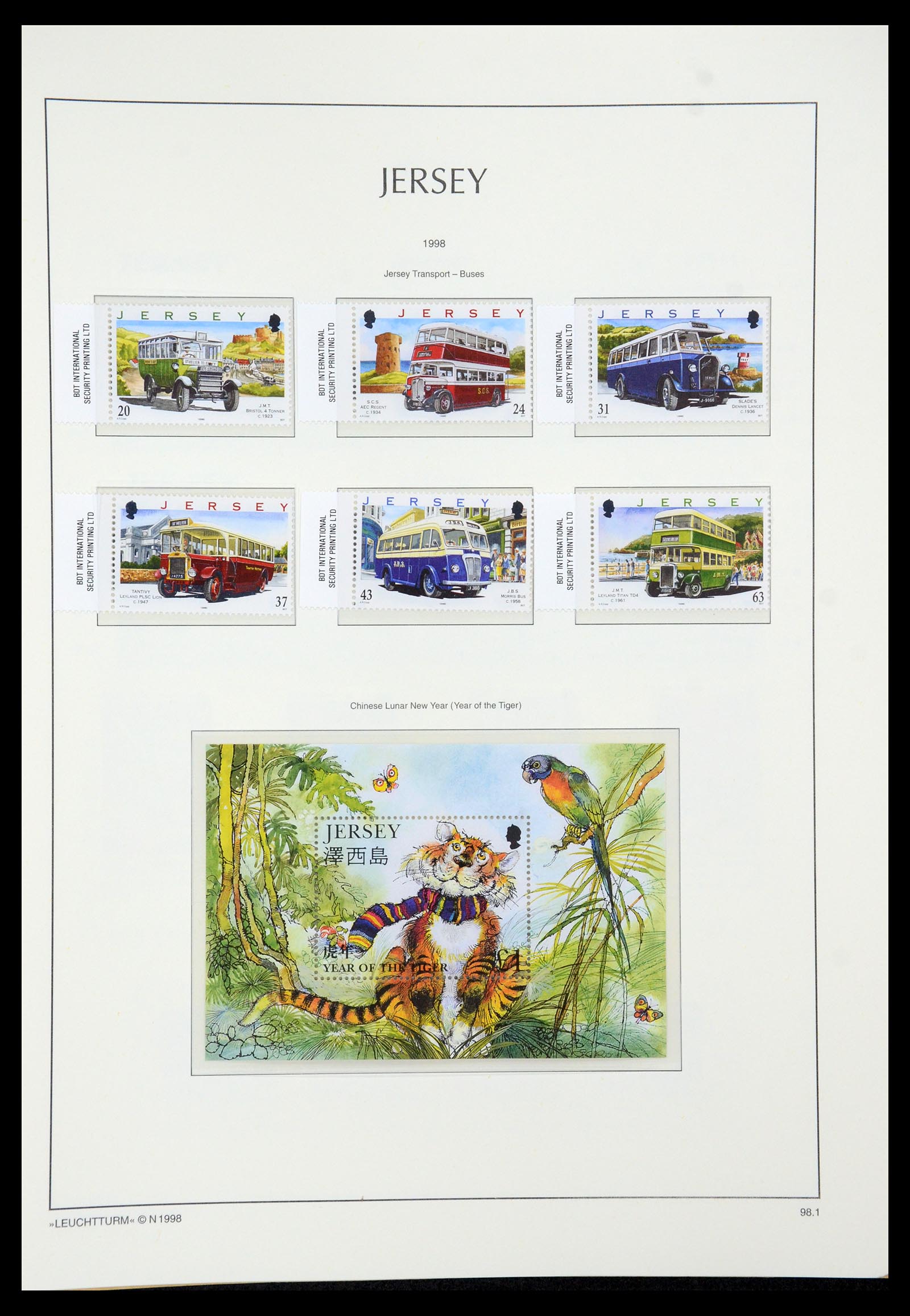 34958 098 - Postzegelverzameling 34958 Kanaaleilanden 1969-2007.