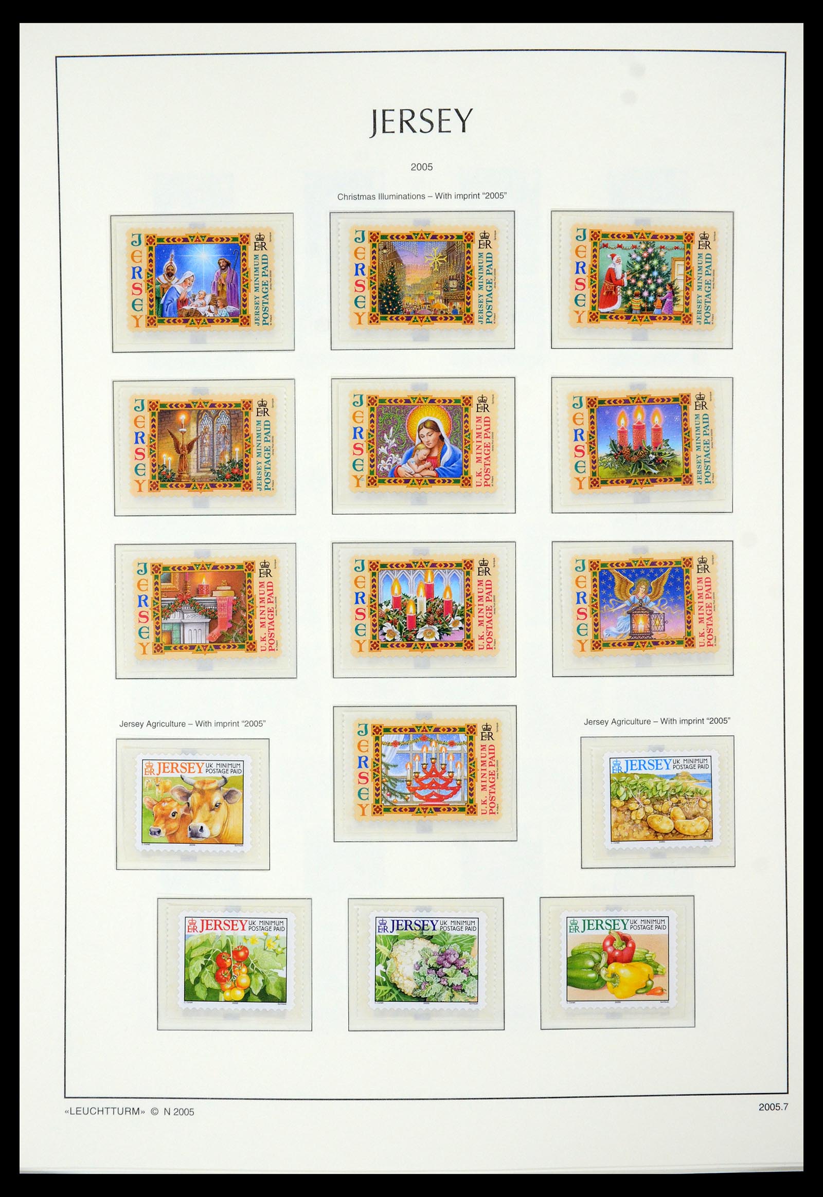 34958 122 - Postzegelverzameling 34958 Kanaaleilanden 1969-2007.
