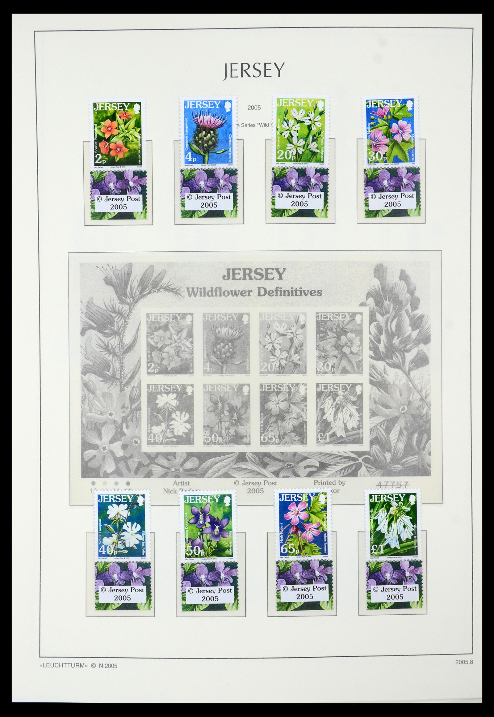 34958 123 - Postzegelverzameling 34958 Kanaaleilanden 1969-2007.