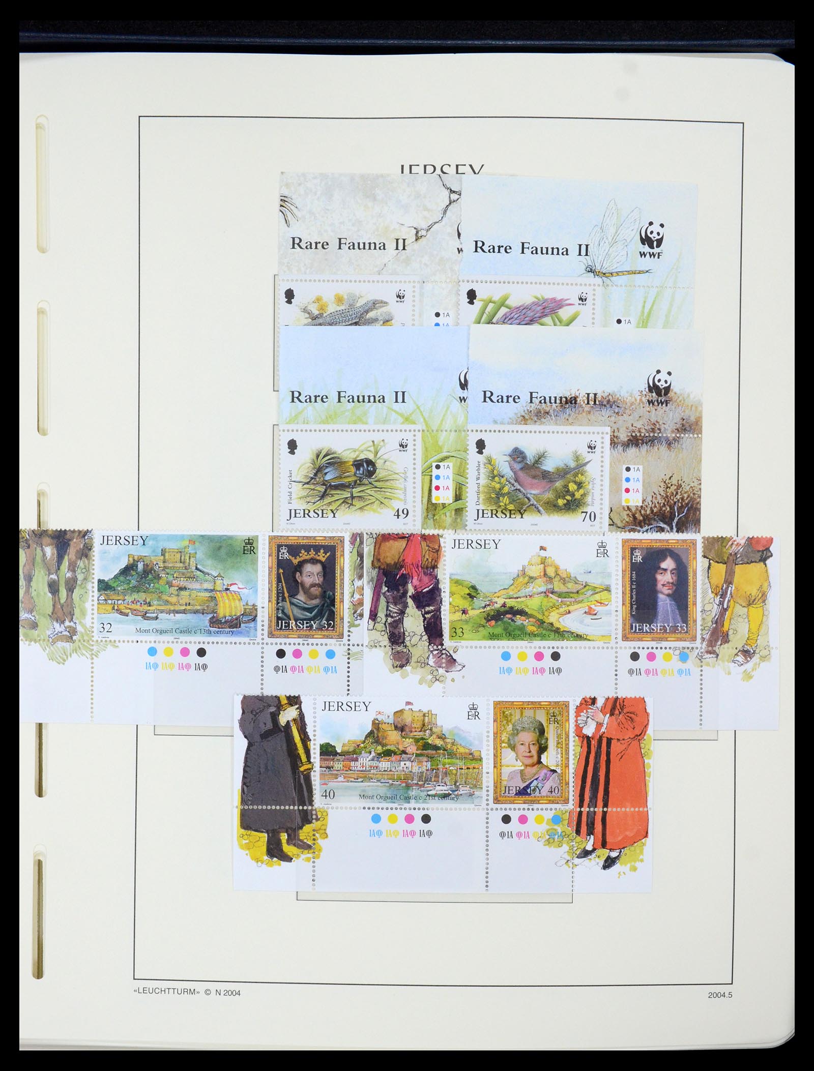 34958 129 - Postzegelverzameling 34958 Kanaaleilanden 1969-2007.