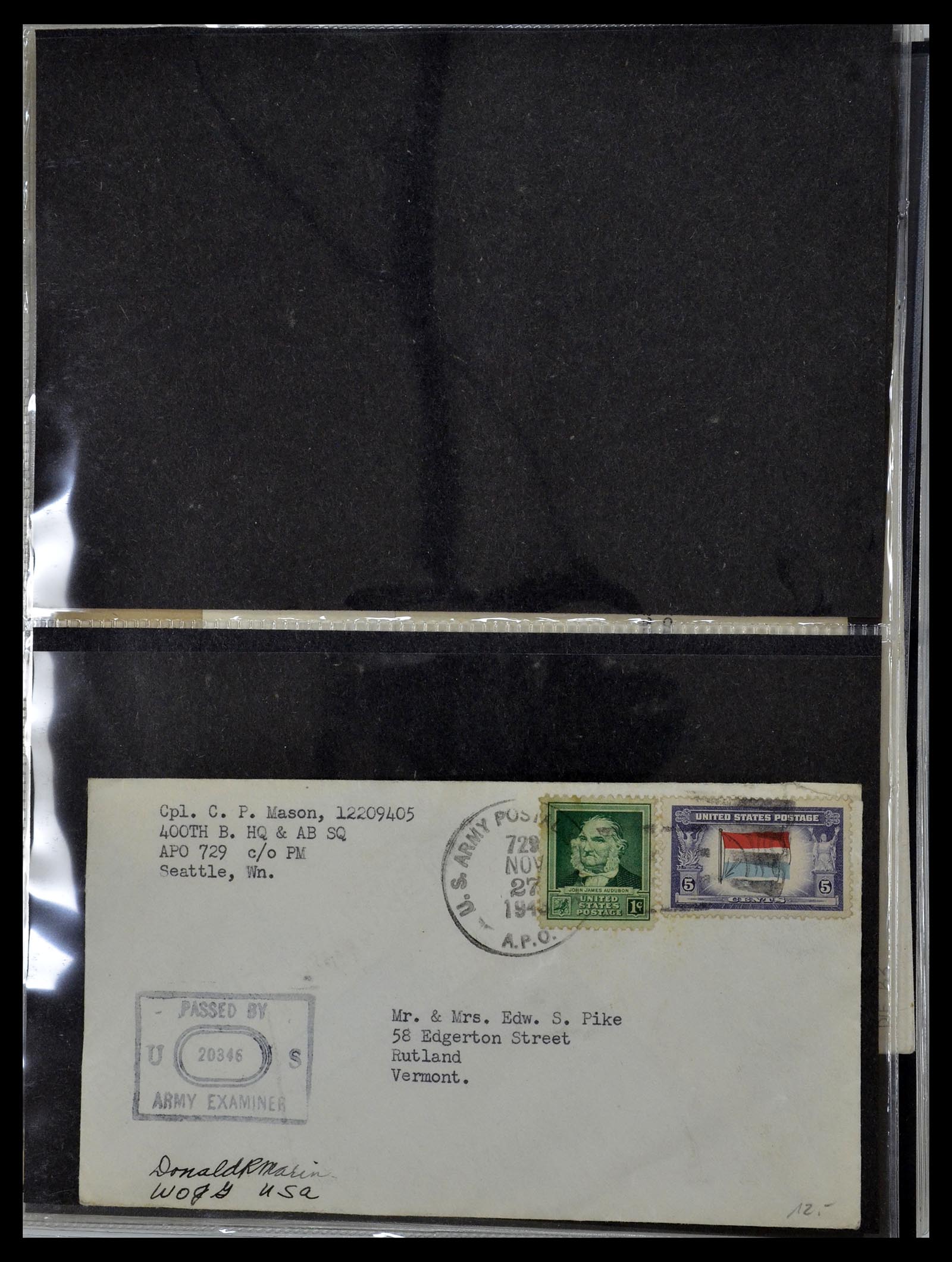 34960 031 - Stamp Collection 34960 USA fieldpost covers 1941-1973.