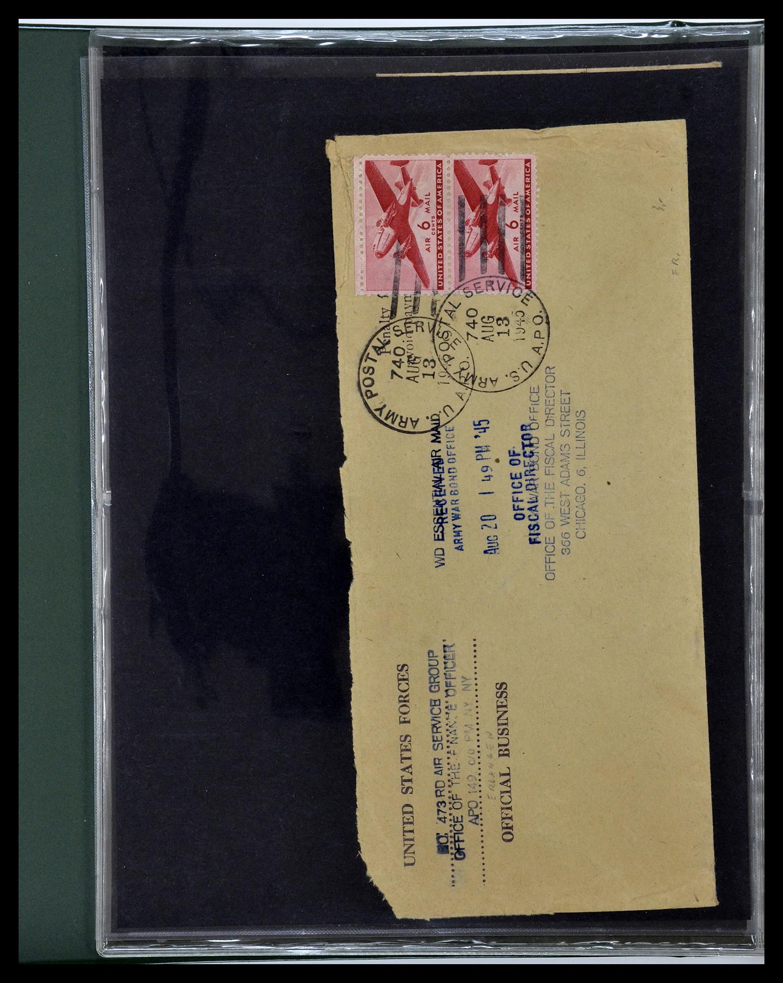 34960 035 - Stamp Collection 34960 USA fieldpost covers 1941-1973.