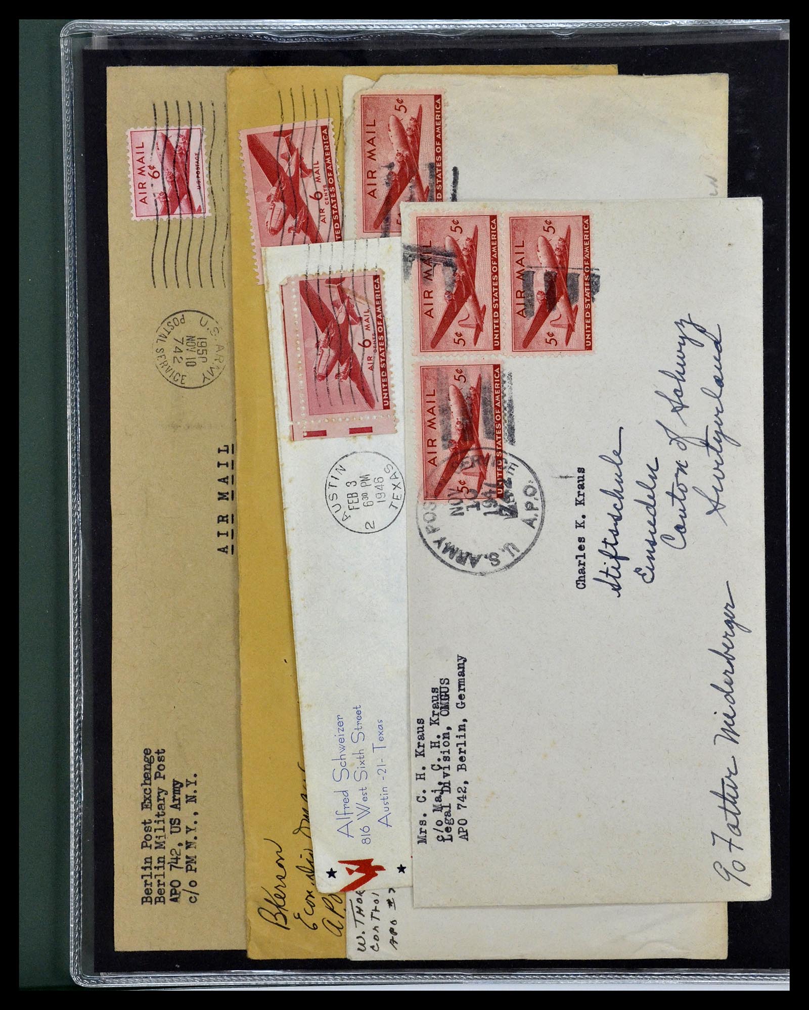 34960 036 - Stamp Collection 34960 USA fieldpost covers 1941-1973.