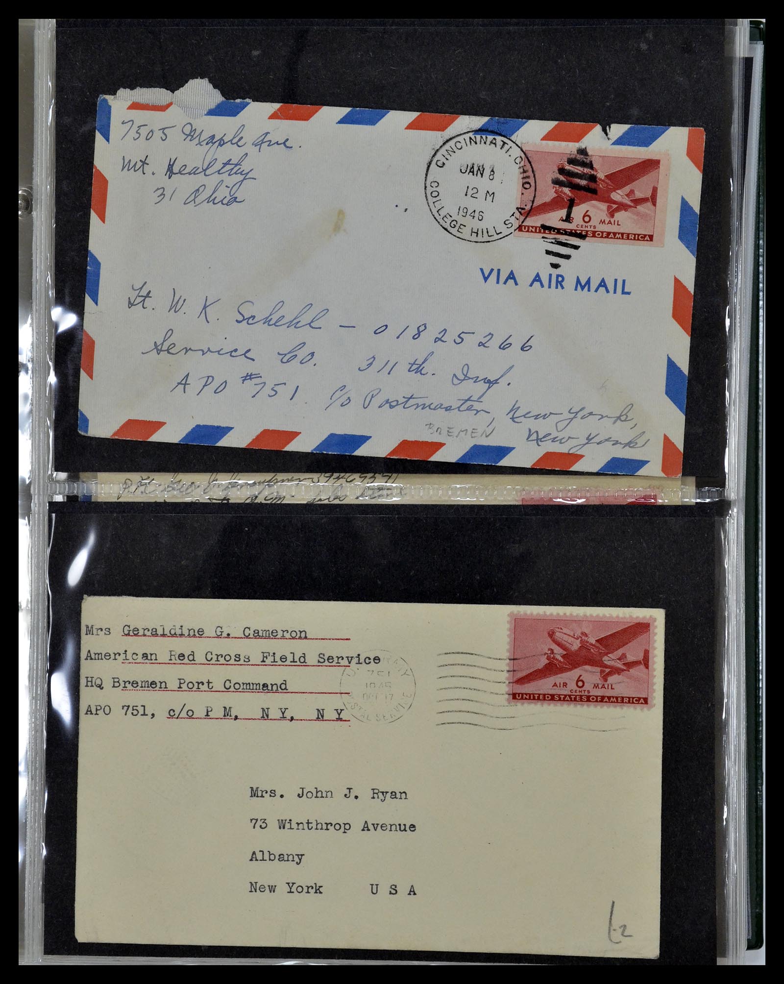 34960 040 - Stamp Collection 34960 USA fieldpost covers 1941-1973.