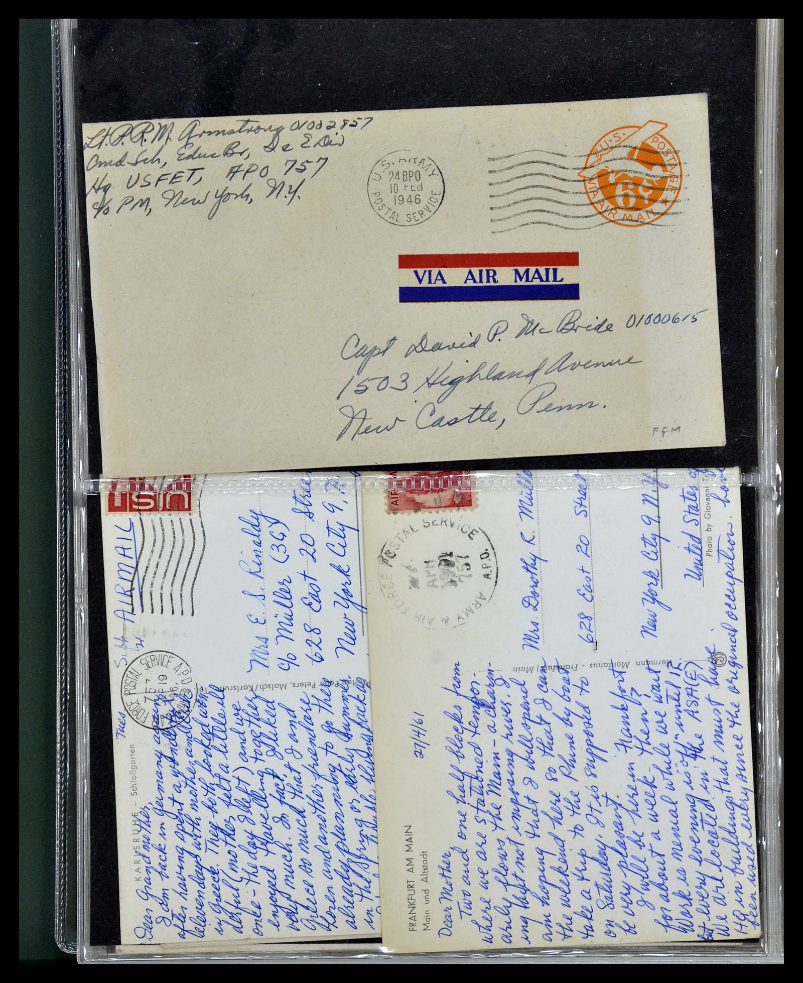 34960 045 - Stamp Collection 34960 USA fieldpost covers 1941-1973.
