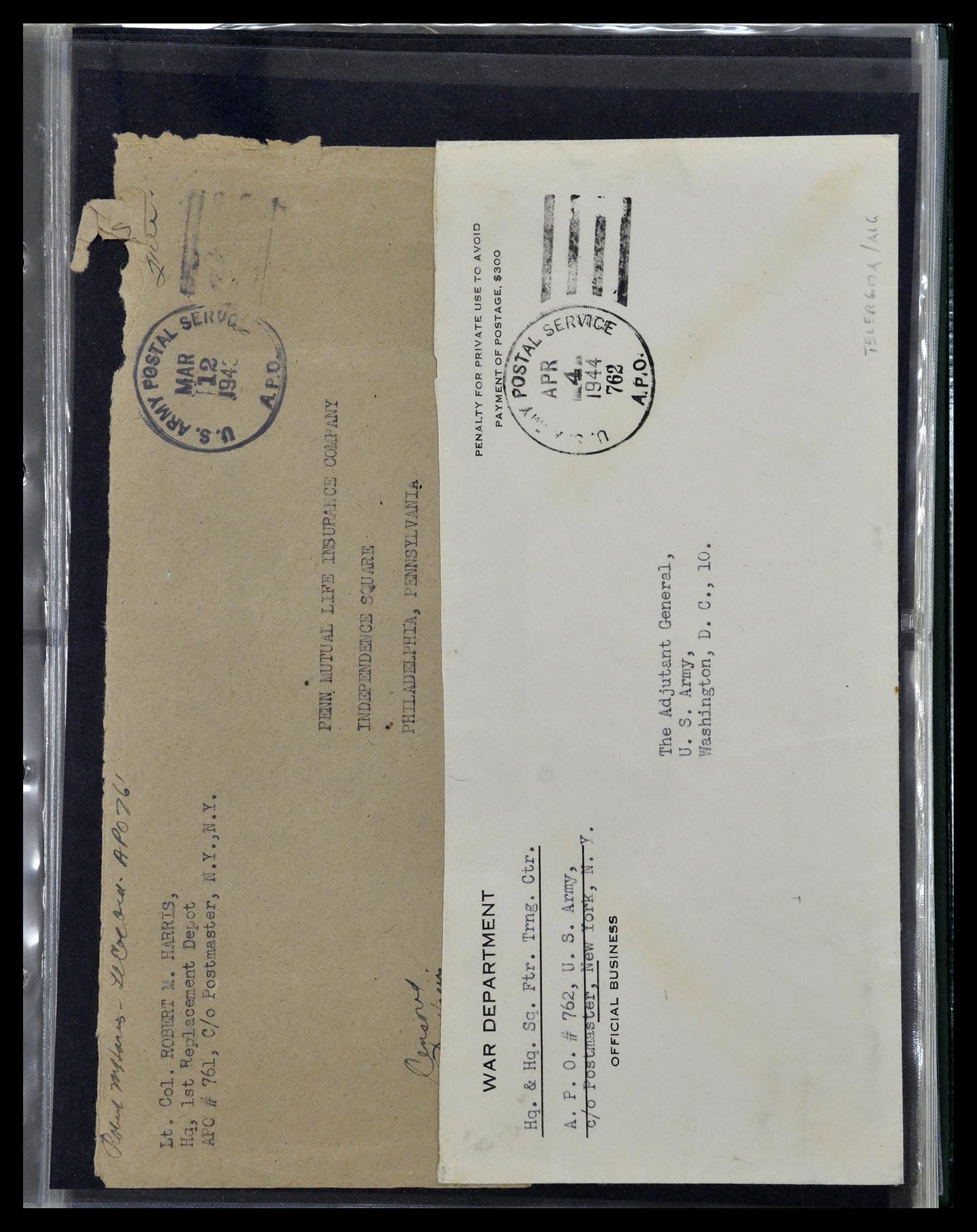 34960 054 - Stamp Collection 34960 USA fieldpost covers 1941-1973.