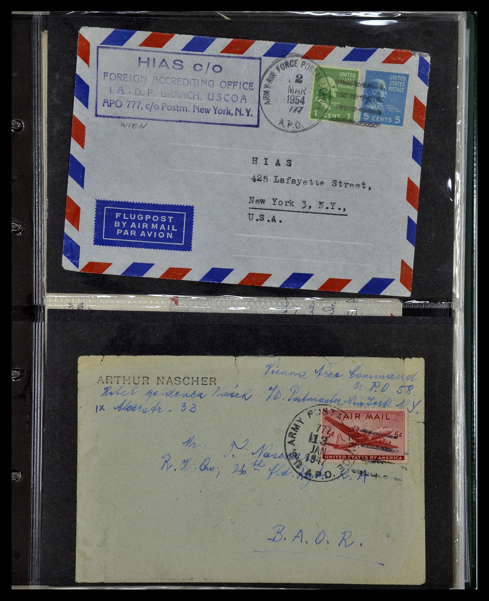 34960 058 - Stamp Collection 34960 USA fieldpost covers 1941-1973.
