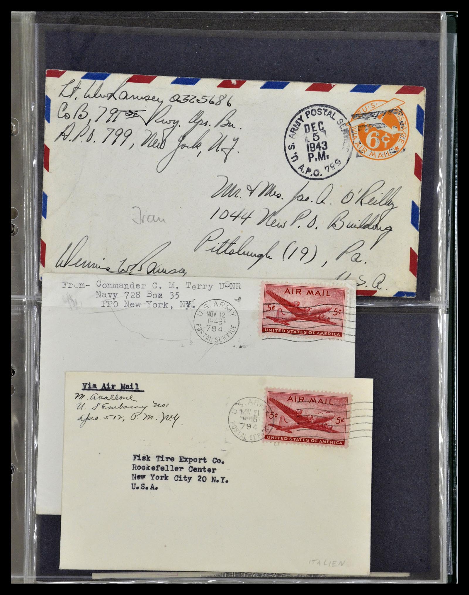 34960 063 - Stamp Collection 34960 USA fieldpost covers 1941-1973.
