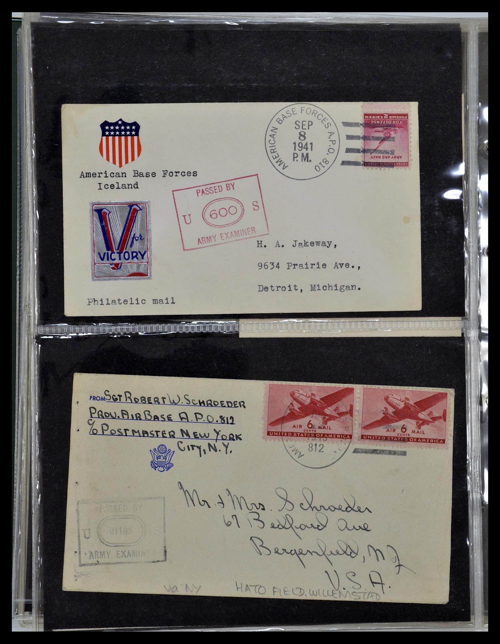 34960 069 - Stamp Collection 34960 USA fieldpost covers 1941-1973.