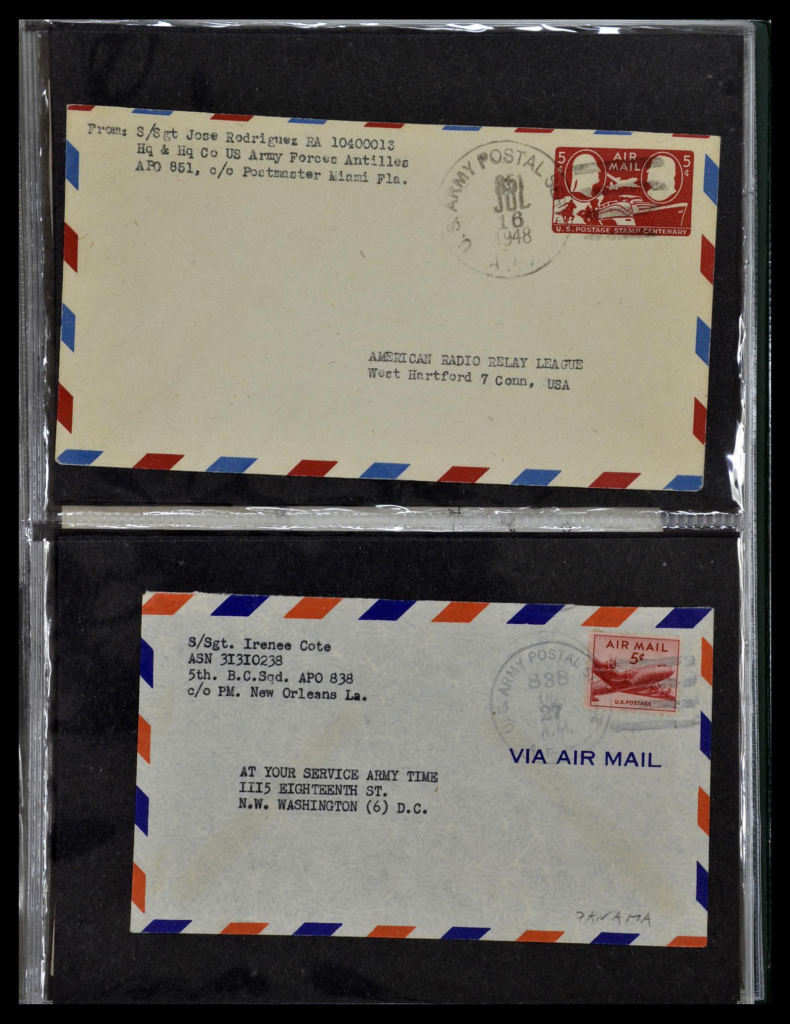 34960 071 - Stamp Collection 34960 USA fieldpost covers 1941-1973.