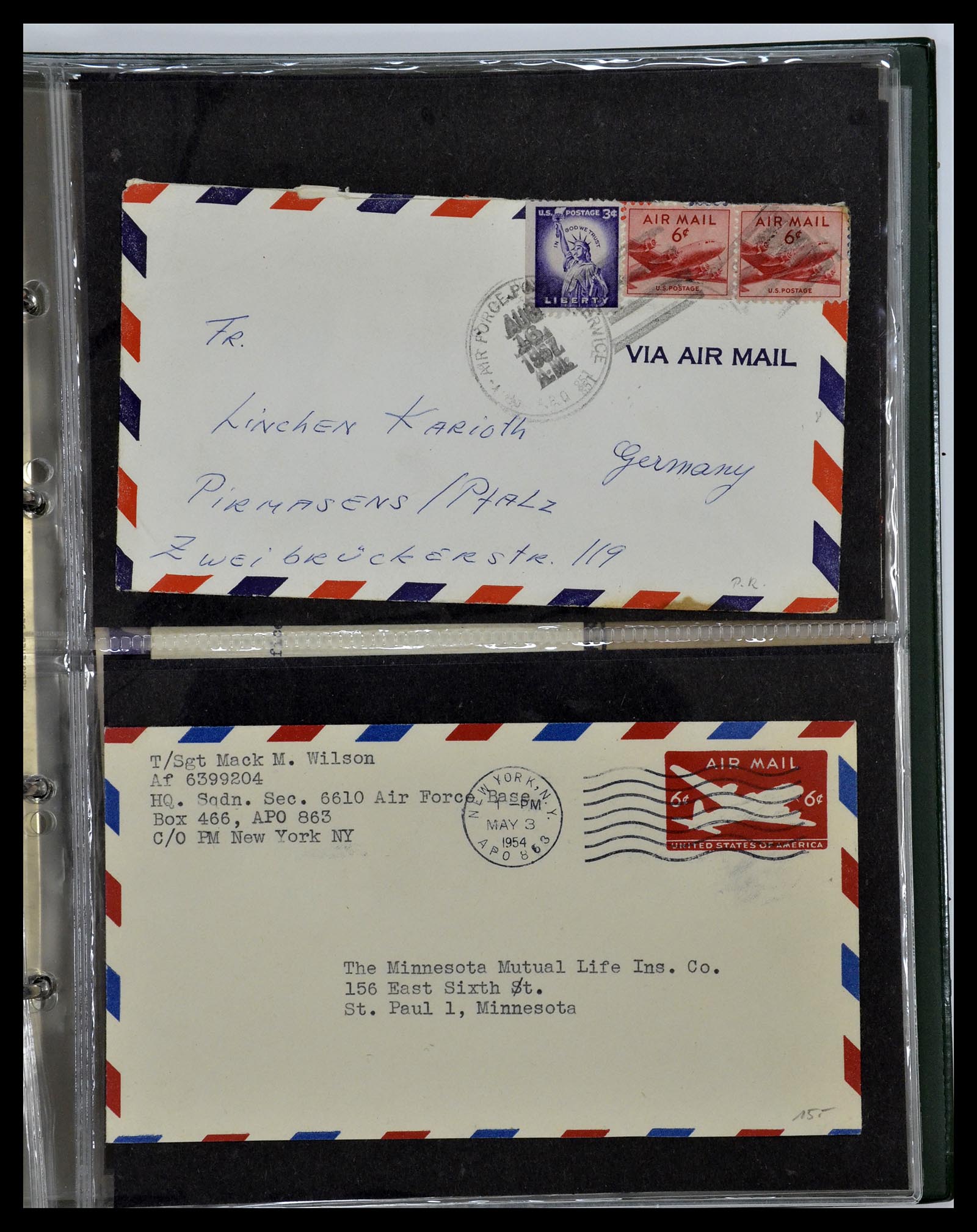 34960 077 - Stamp Collection 34960 USA fieldpost covers 1941-1973.