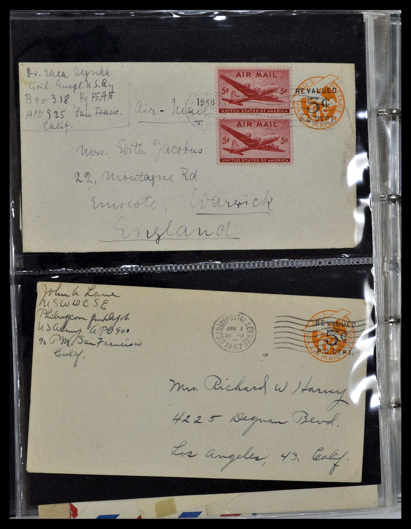 34960 083 - Stamp Collection 34960 USA fieldpost covers 1941-1973.