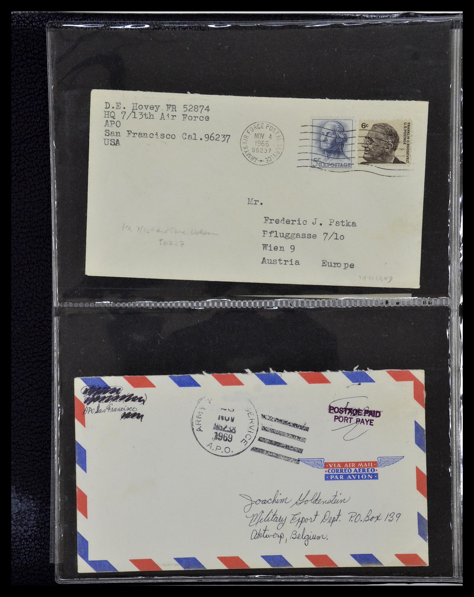 34960 090 - Stamp Collection 34960 USA fieldpost covers 1941-1973.