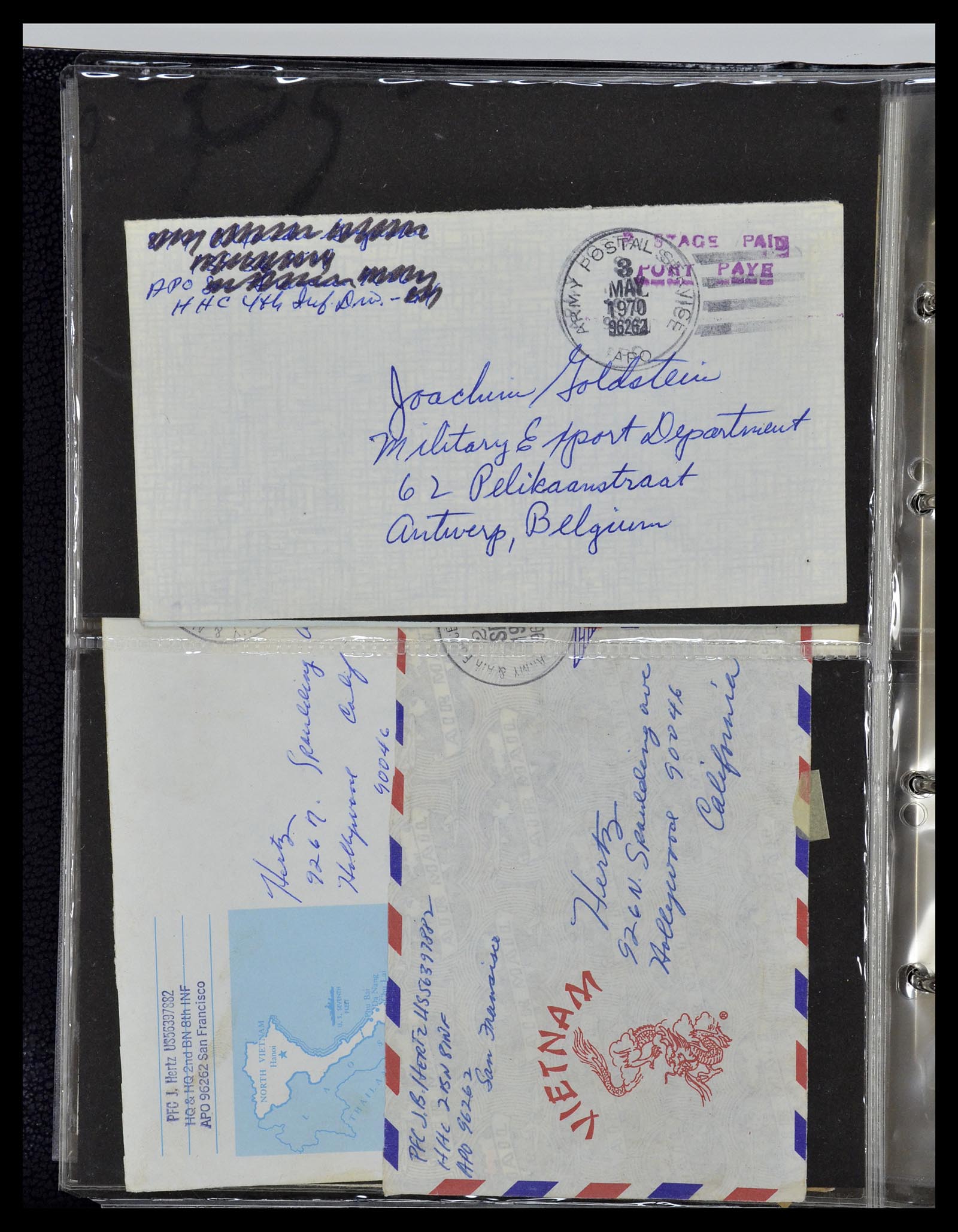 34960 095 - Stamp Collection 34960 USA fieldpost covers 1941-1973.