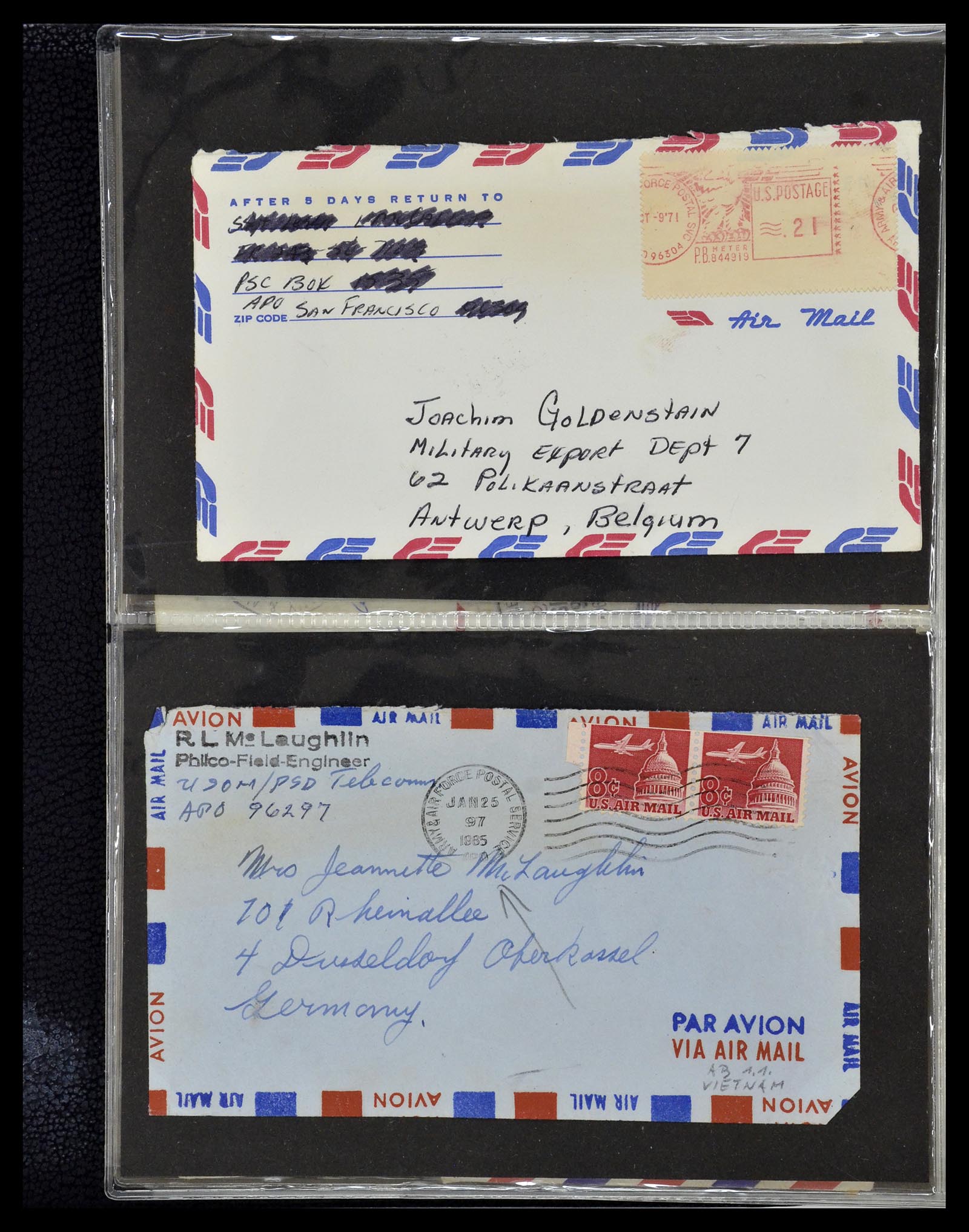 34960 099 - Stamp Collection 34960 USA fieldpost covers 1941-1973.