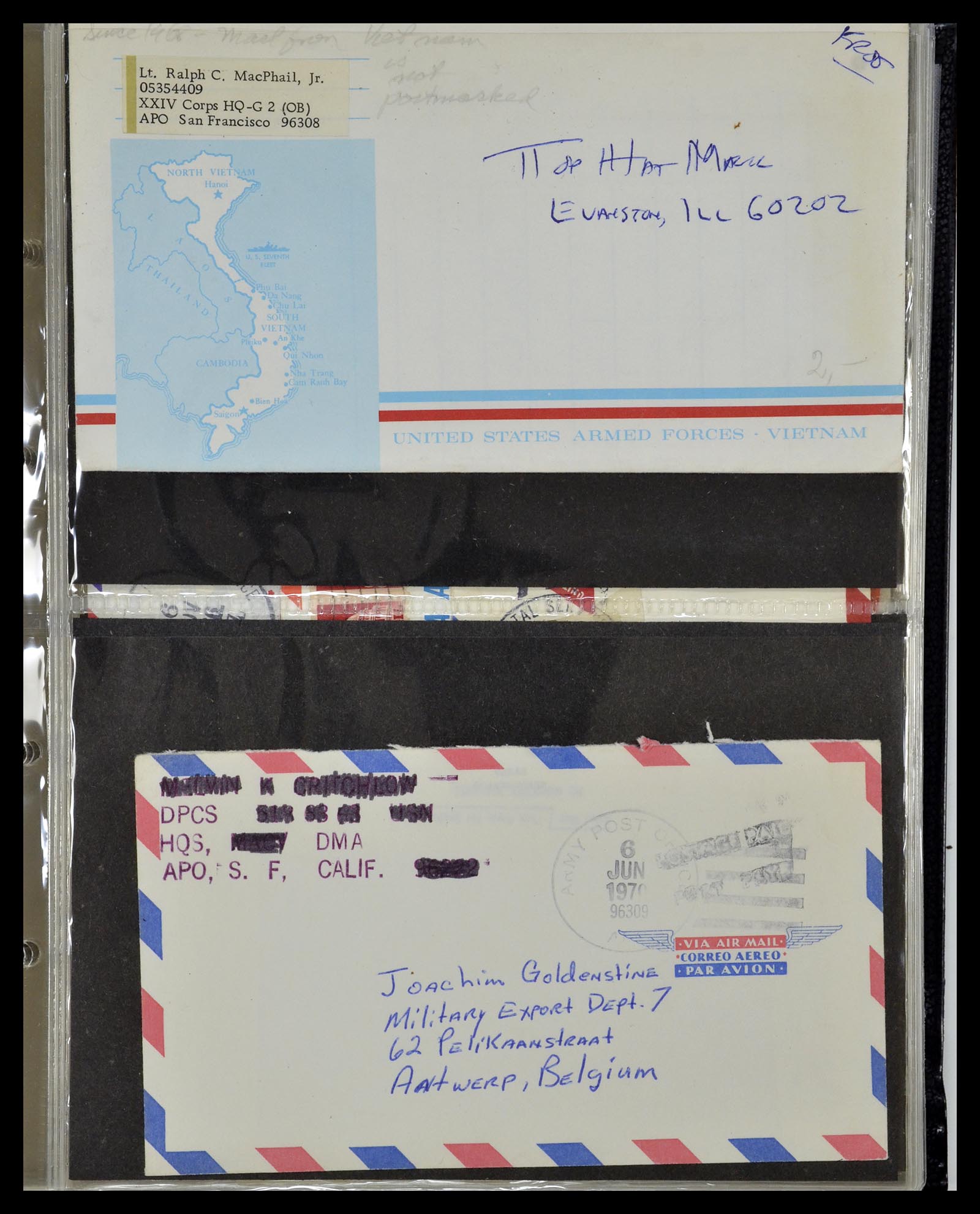 34960 100 - Stamp Collection 34960 USA fieldpost covers 1941-1973.
