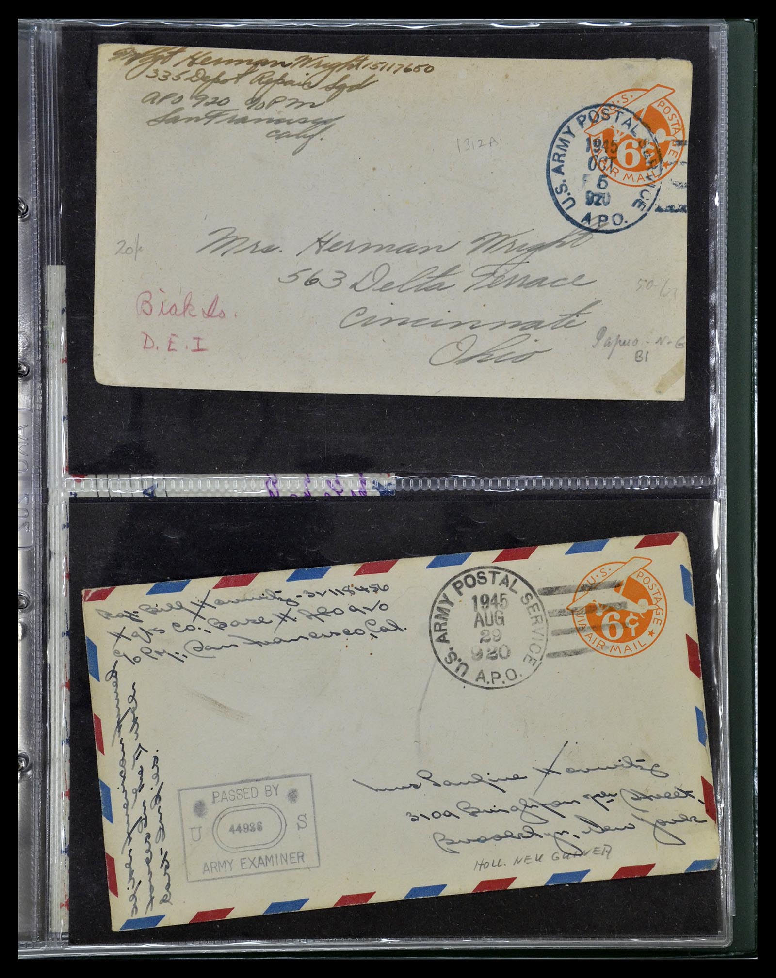 34960 242 - Stamp Collection 34960 USA fieldpost covers 1941-1973.