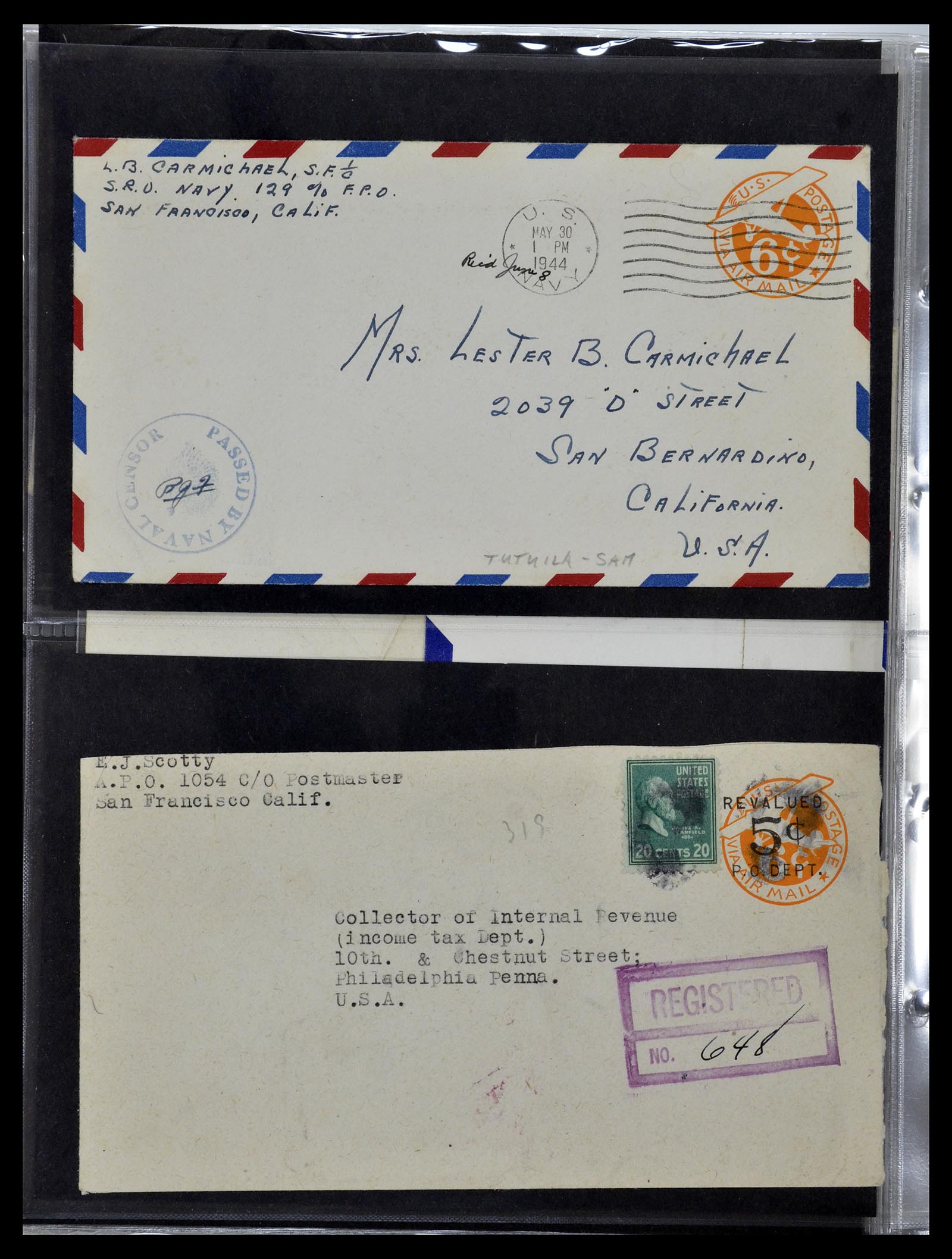 34960 251 - Stamp Collection 34960 USA fieldpost covers 1941-1973.