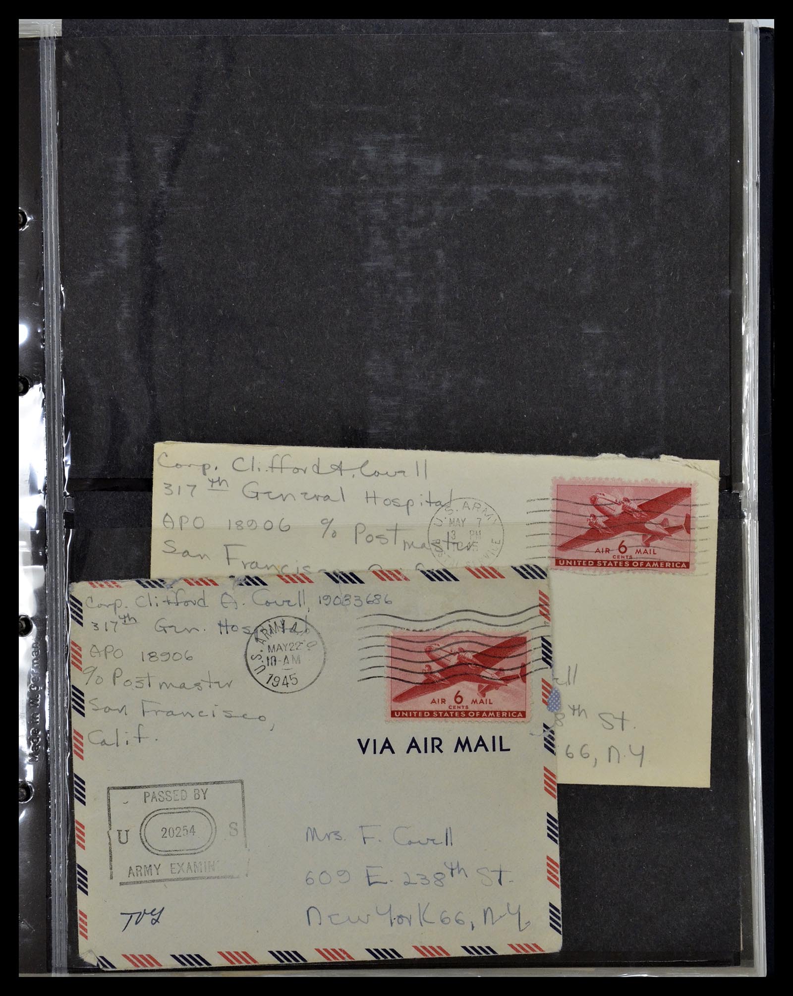 34960 254 - Stamp Collection 34960 USA fieldpost covers 1941-1973.