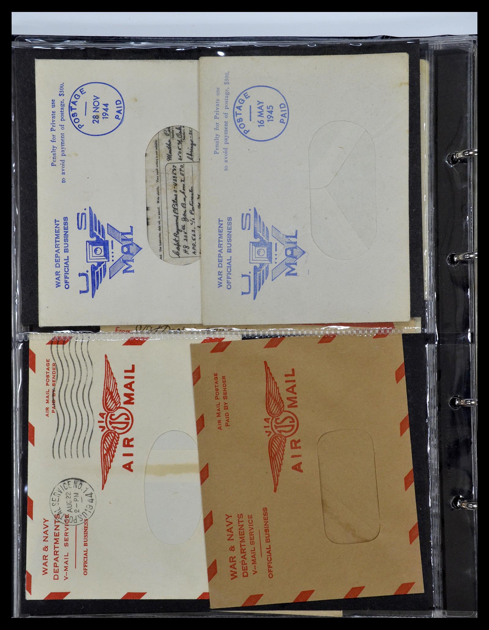 34960 259 - Stamp Collection 34960 USA fieldpost covers 1941-1973.
