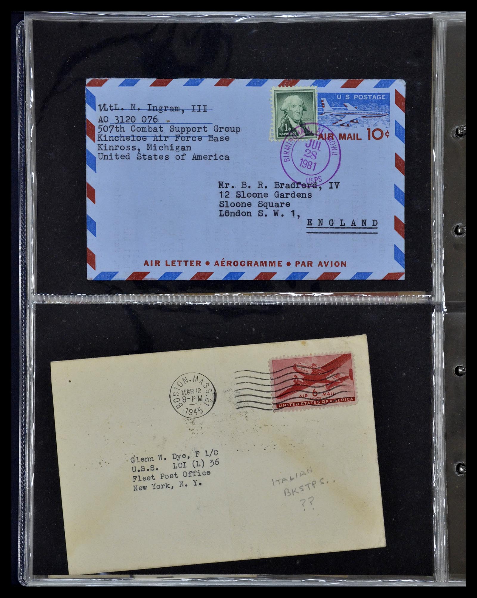 34960 265 - Stamp Collection 34960 USA fieldpost covers 1941-1973.
