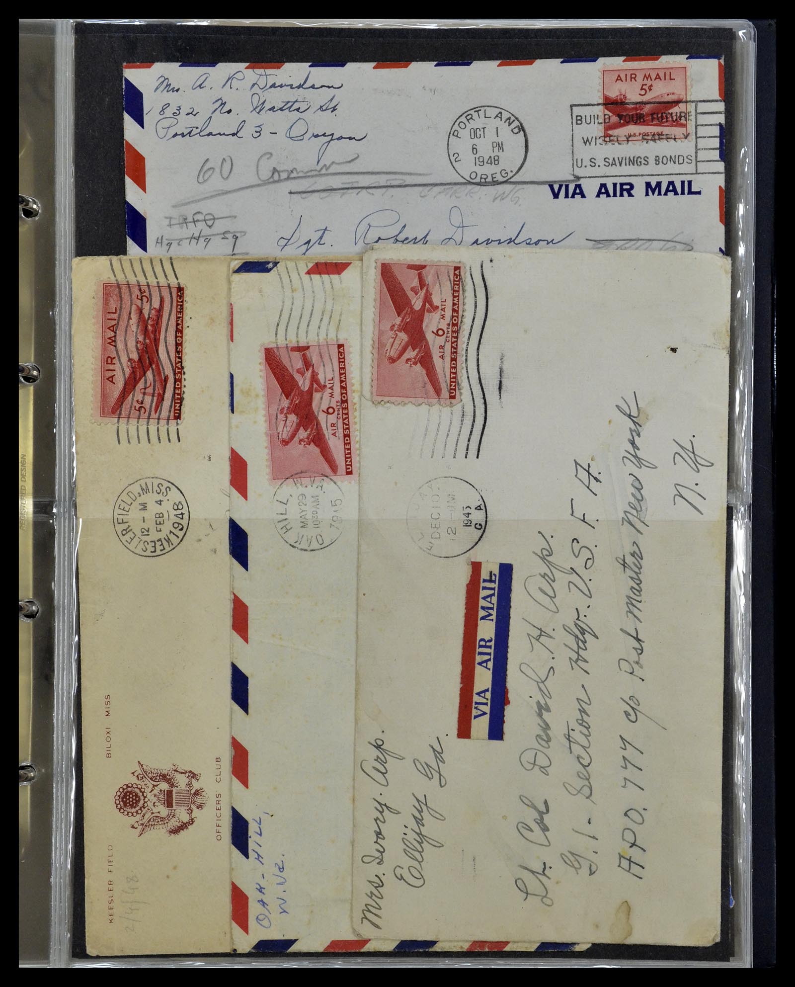 34960 271 - Stamp Collection 34960 USA fieldpost covers 1941-1973.