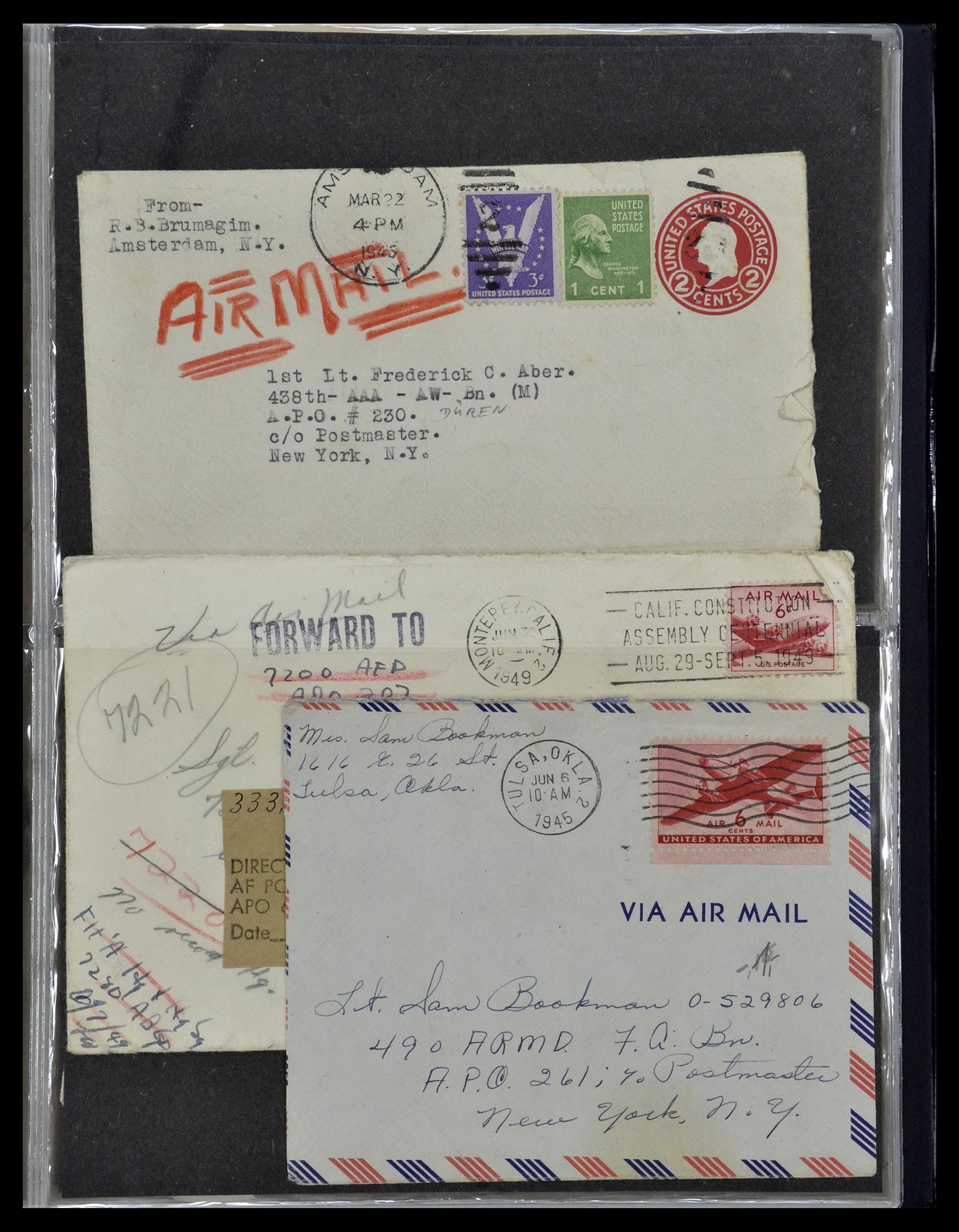 34960 274 - Stamp Collection 34960 USA fieldpost covers 1941-1973.