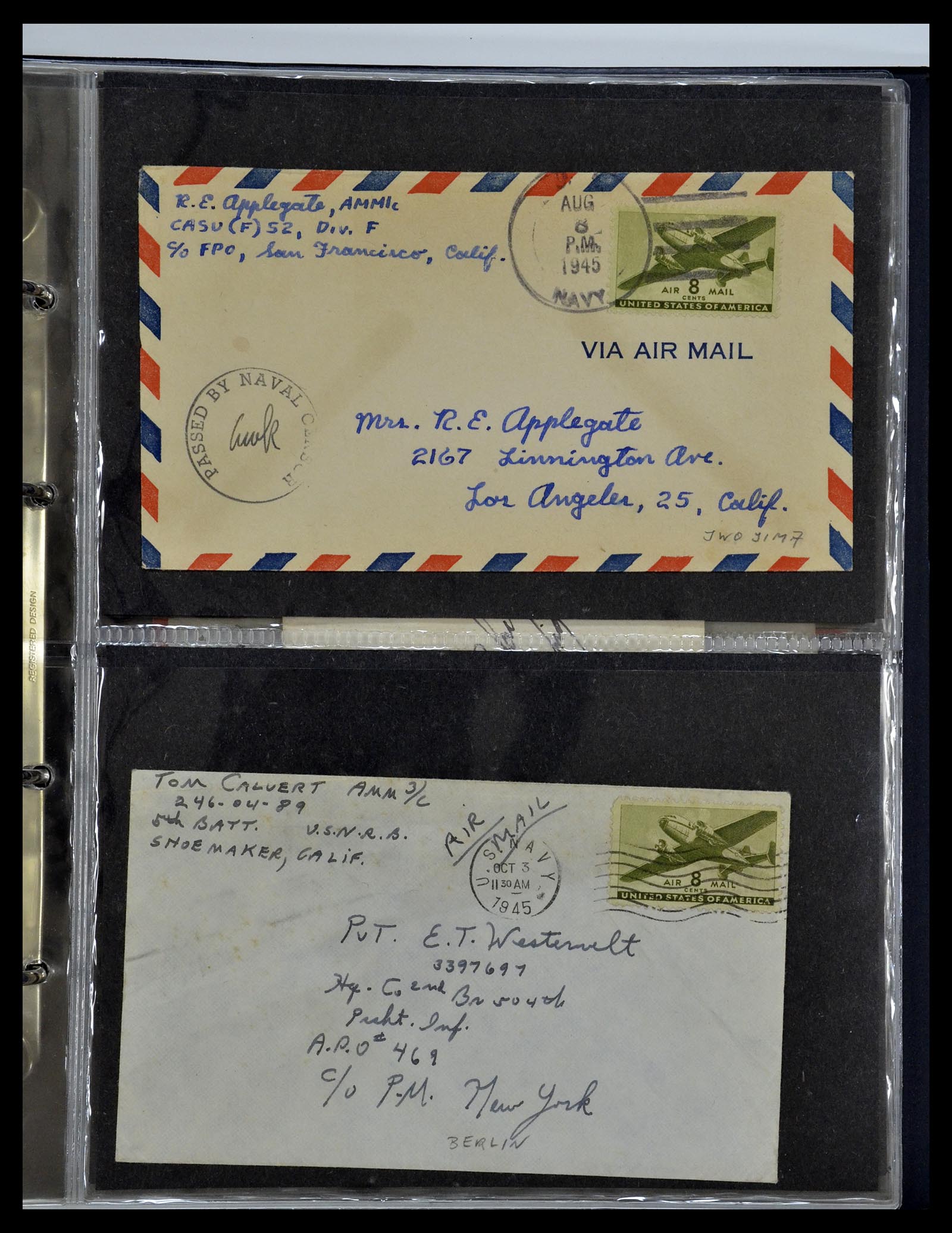 34960 278 - Stamp Collection 34960 USA fieldpost covers 1941-1973.