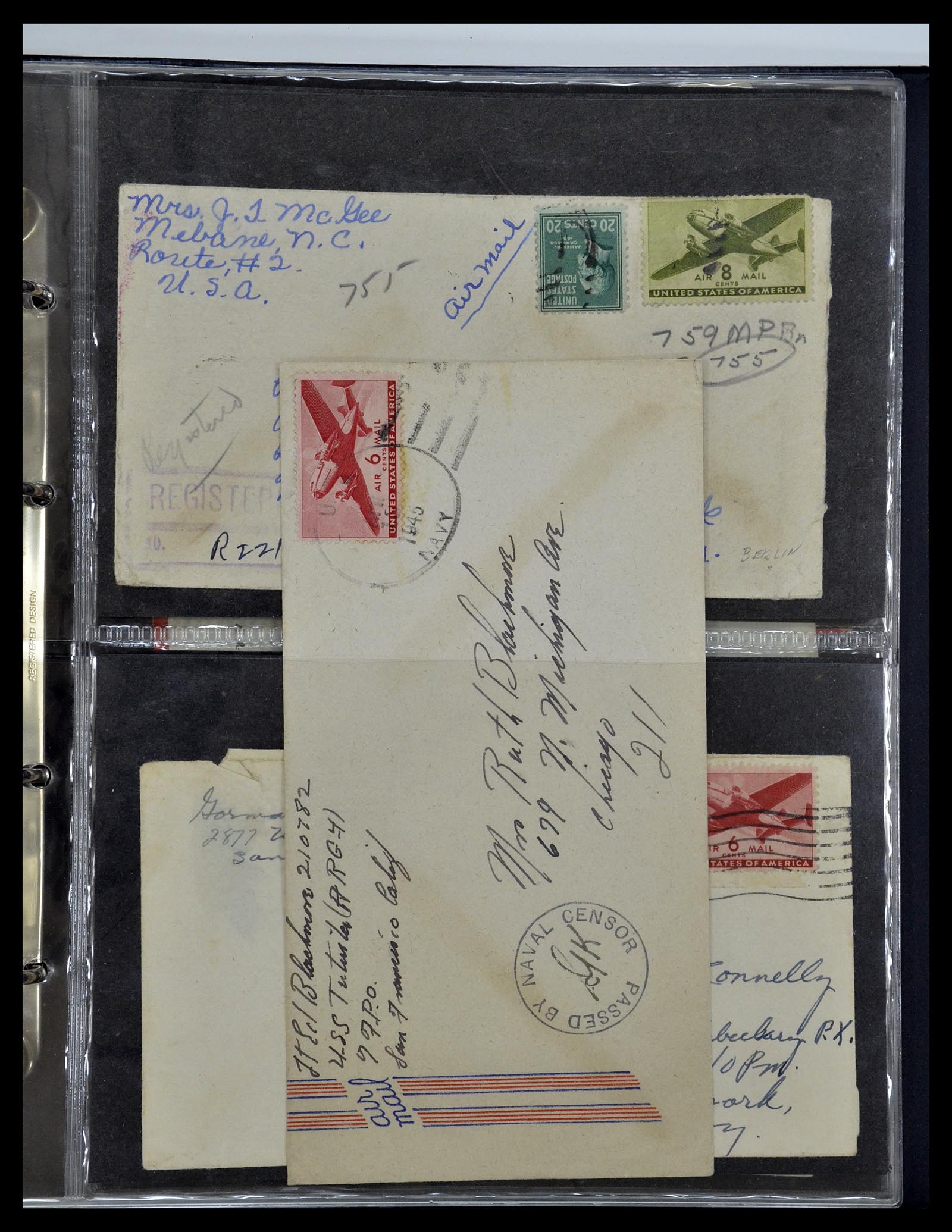 34960 279 - Stamp Collection 34960 USA fieldpost covers 1941-1973.