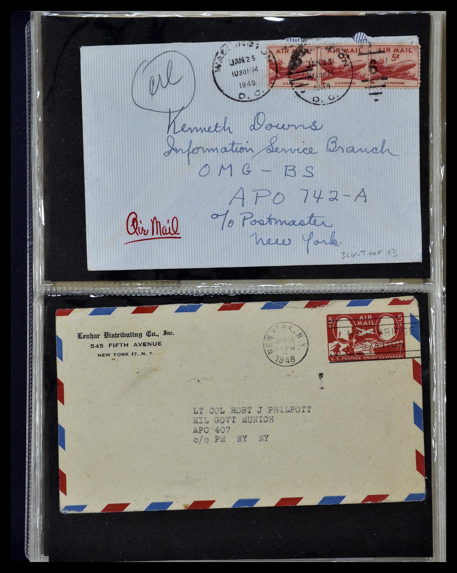 34960 280 - Stamp Collection 34960 USA fieldpost covers 1941-1973.