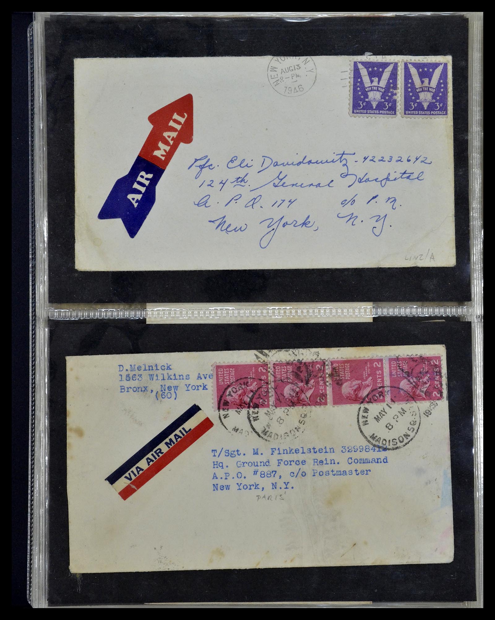 34960 281 - Stamp Collection 34960 USA fieldpost covers 1941-1973.