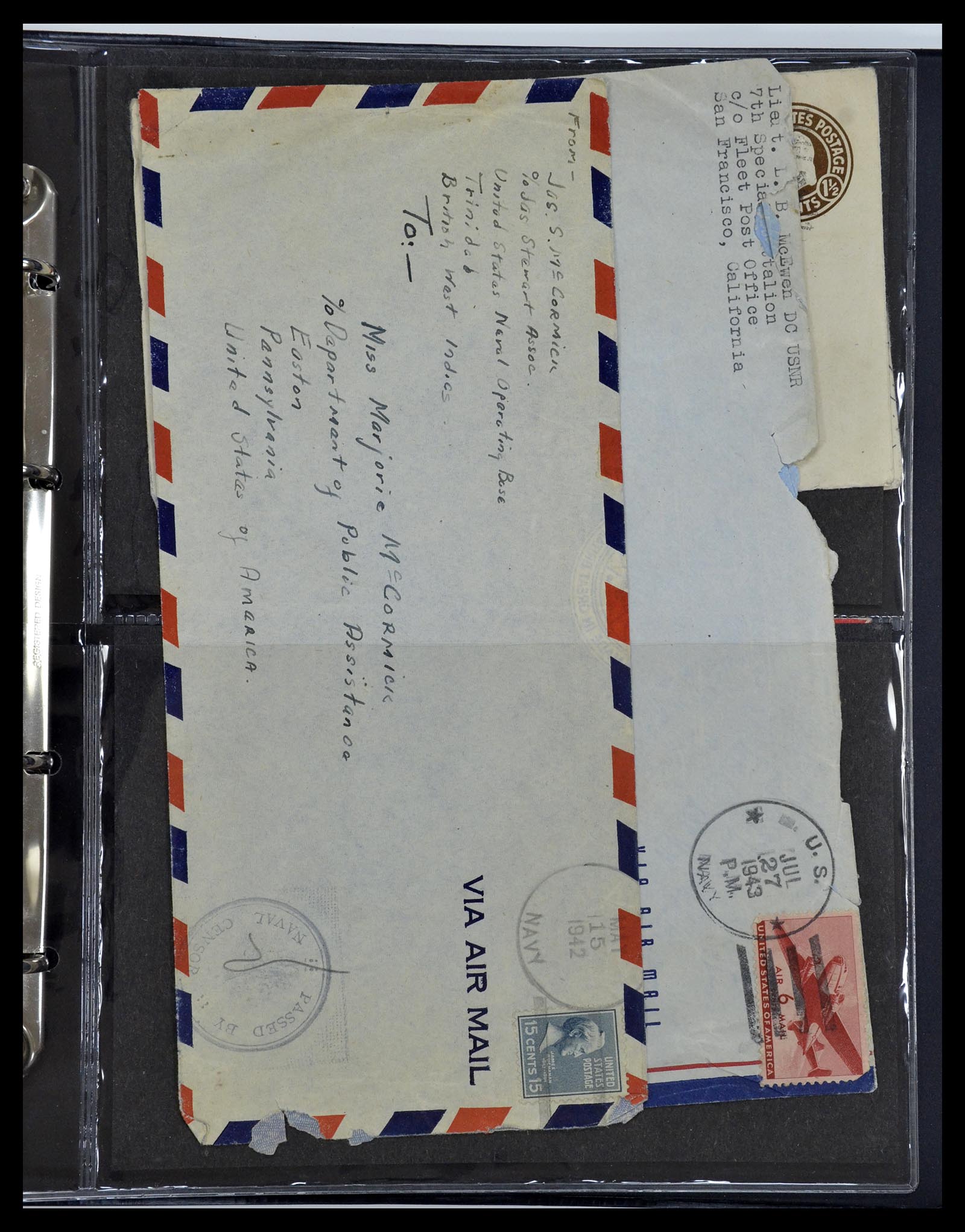 34960 283 - Stamp Collection 34960 USA fieldpost covers 1941-1973.