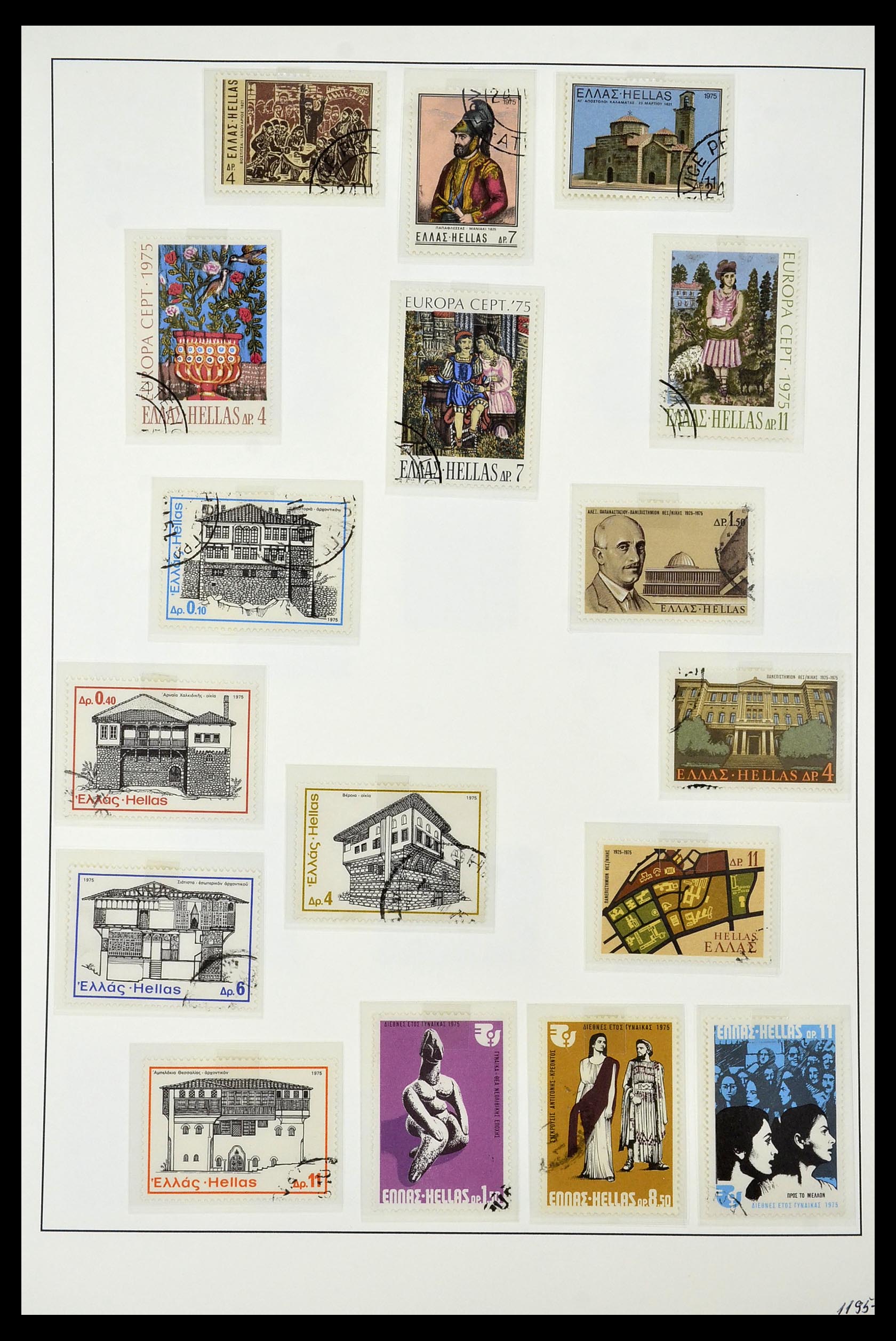 34964 003 - Postzegelverzameling 34964 Griekenland 1973-2001.