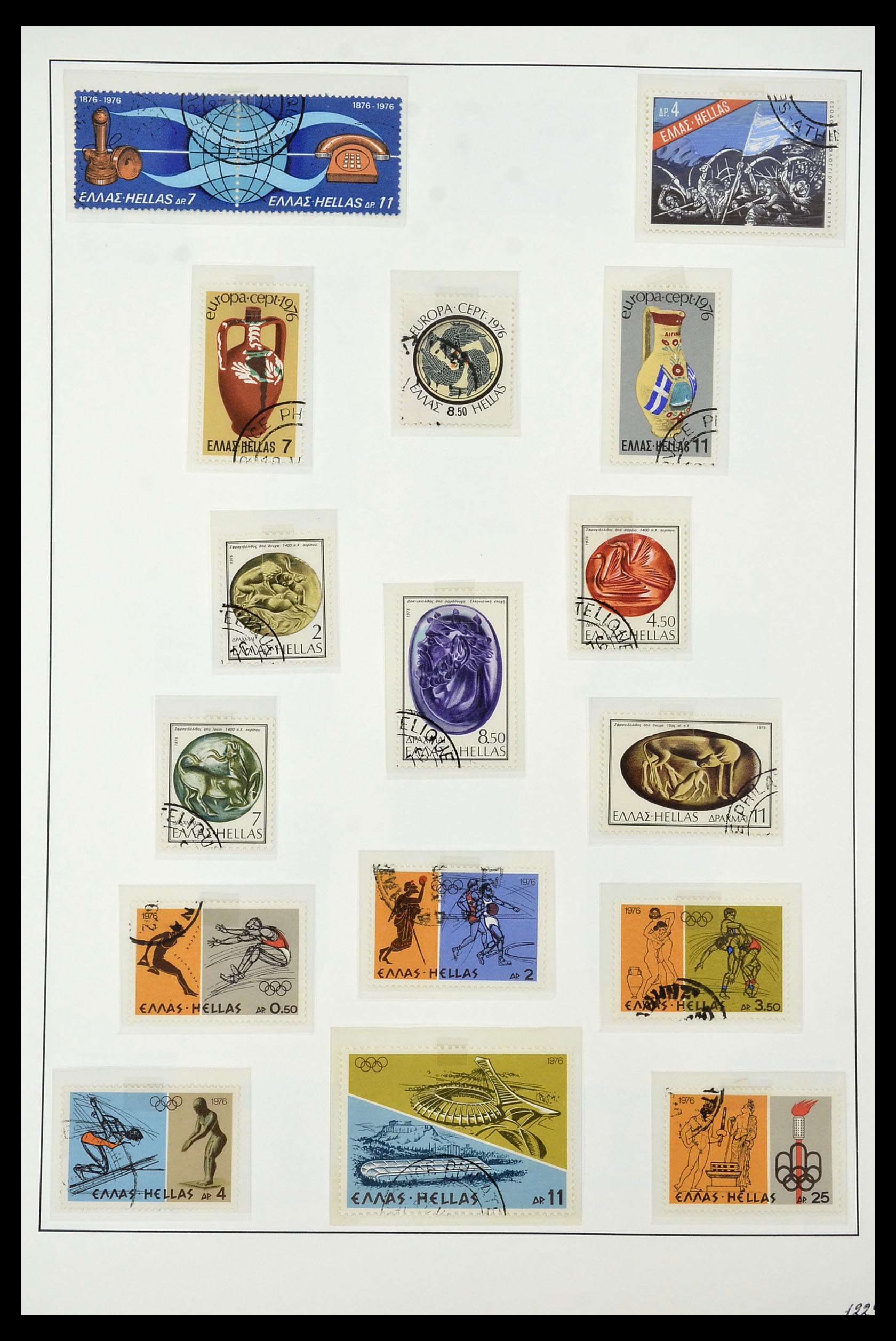 34964 005 - Postzegelverzameling 34964 Griekenland 1973-2001.
