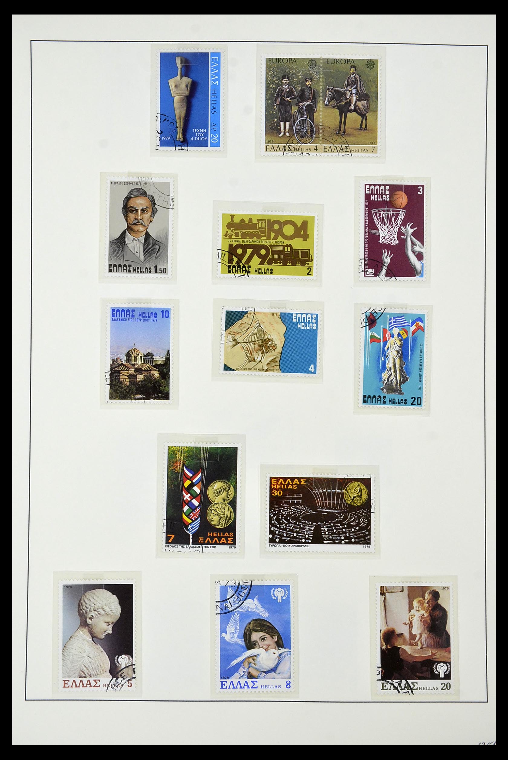 34964 012 - Postzegelverzameling 34964 Griekenland 1973-2001.