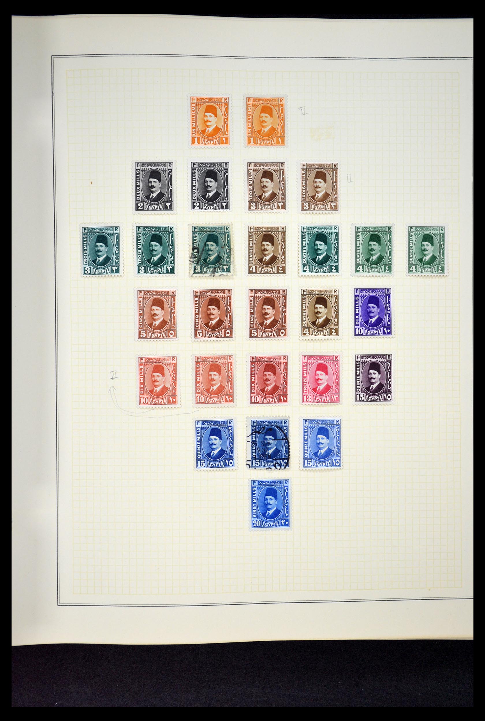 34966 061 - Postzegelverzameling 34966 Egypte 1866-1984.