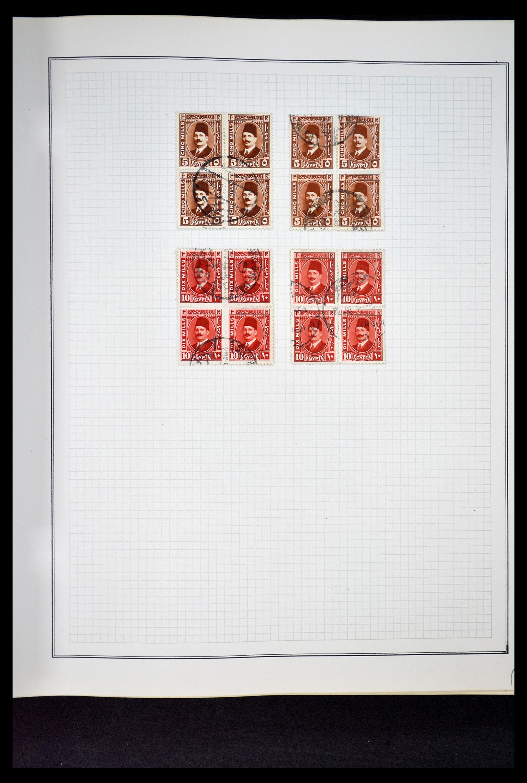 34966 062 - Postzegelverzameling 34966 Egypte 1866-1984.