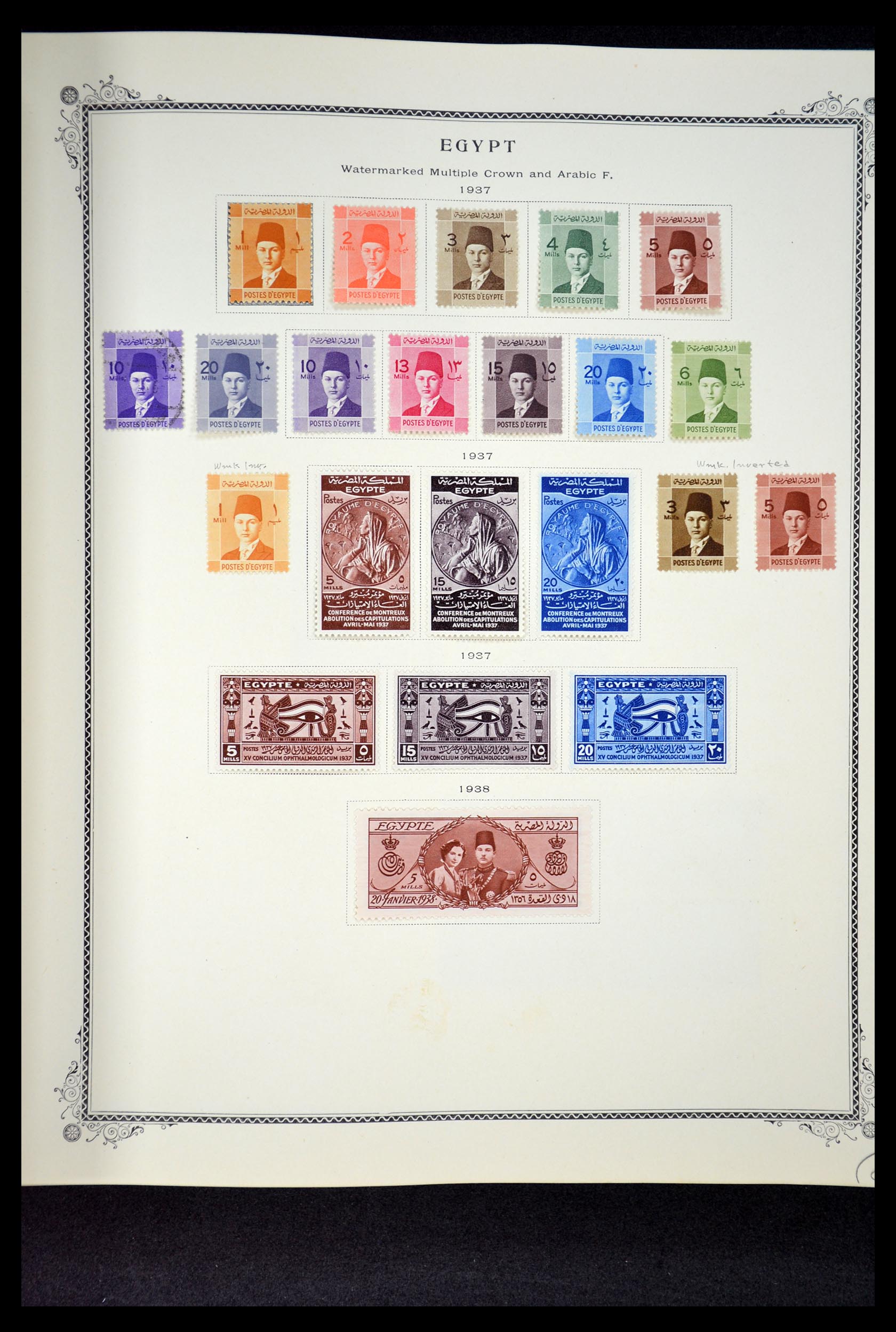 34966 069 - Postzegelverzameling 34966 Egypte 1866-1984.