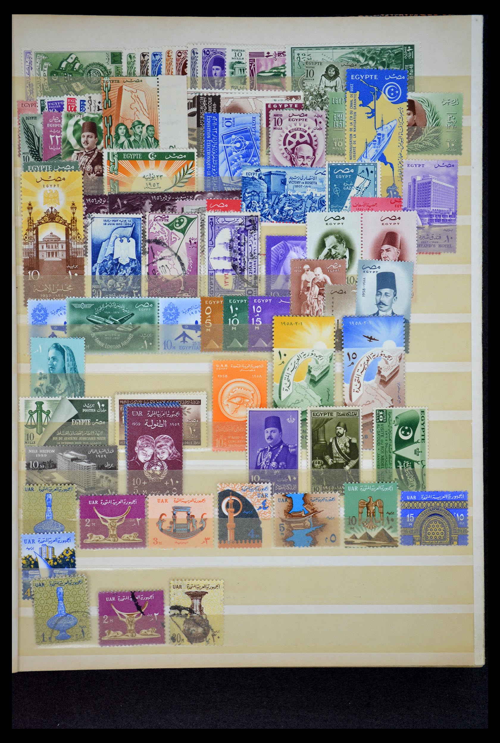 34966 134 - Postzegelverzameling 34966 Egypte 1866-1984.