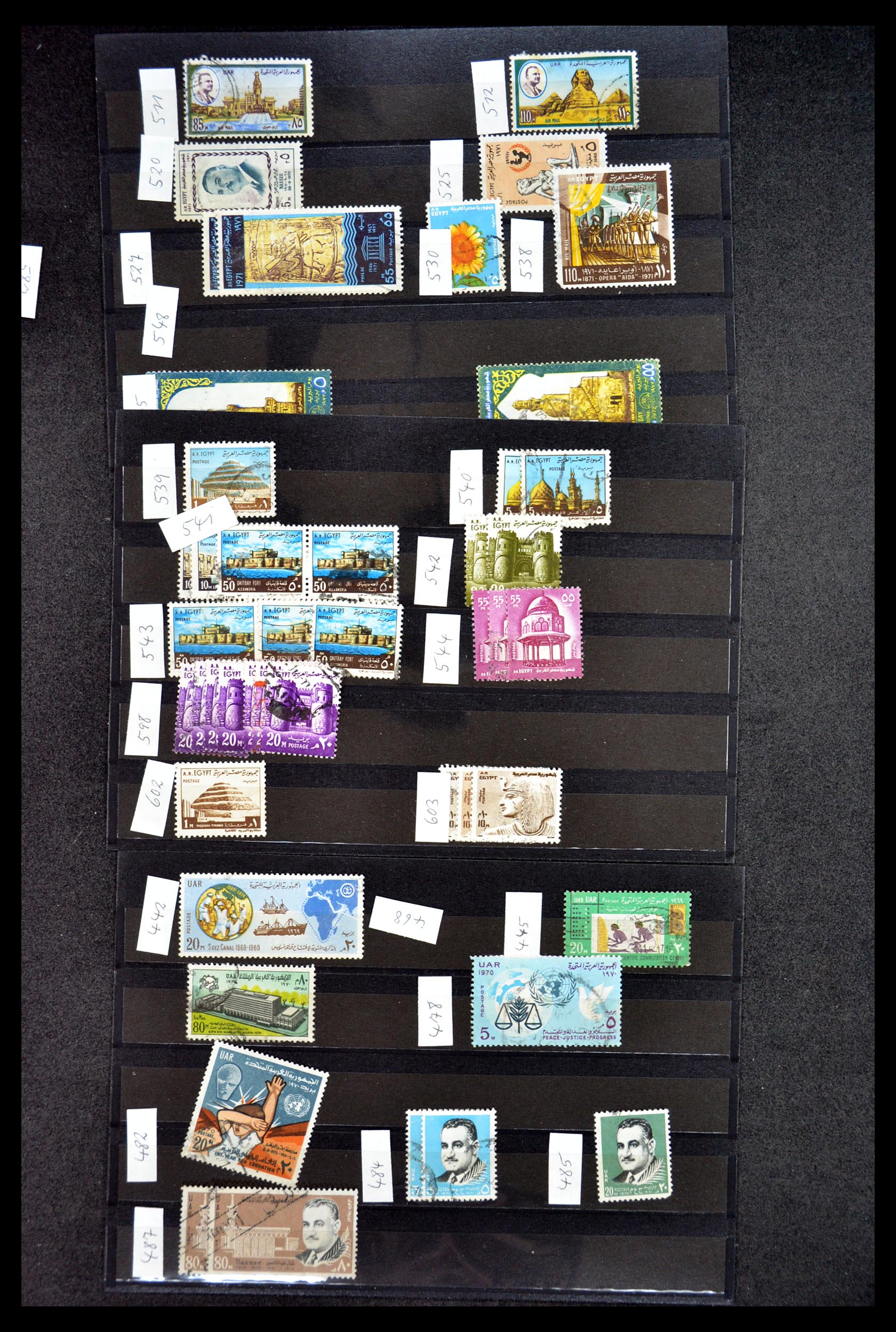 34966 346 - Postzegelverzameling 34966 Egypte 1866-1984.