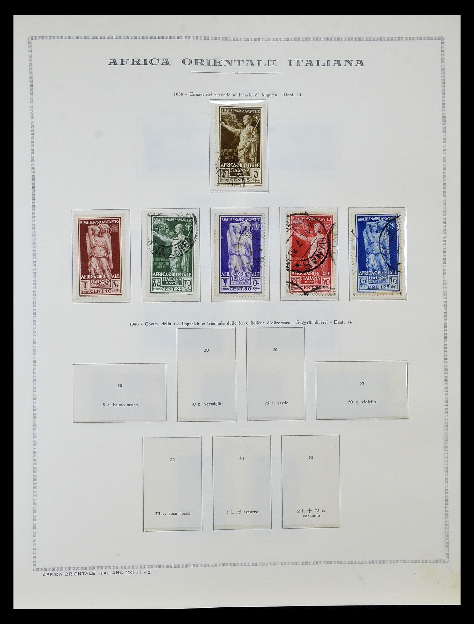 34970 002 - Stamp Collection 34970 Italian colonies 1903-1939.