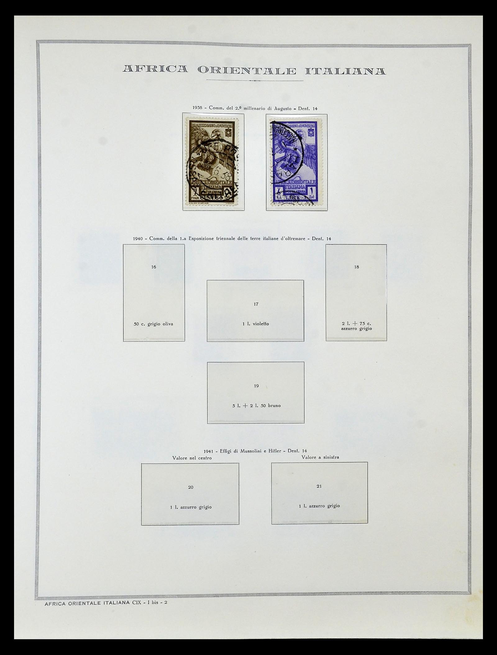34970 004 - Postzegelverzameling 34970 Italiaanse koloniën 1903-1939.