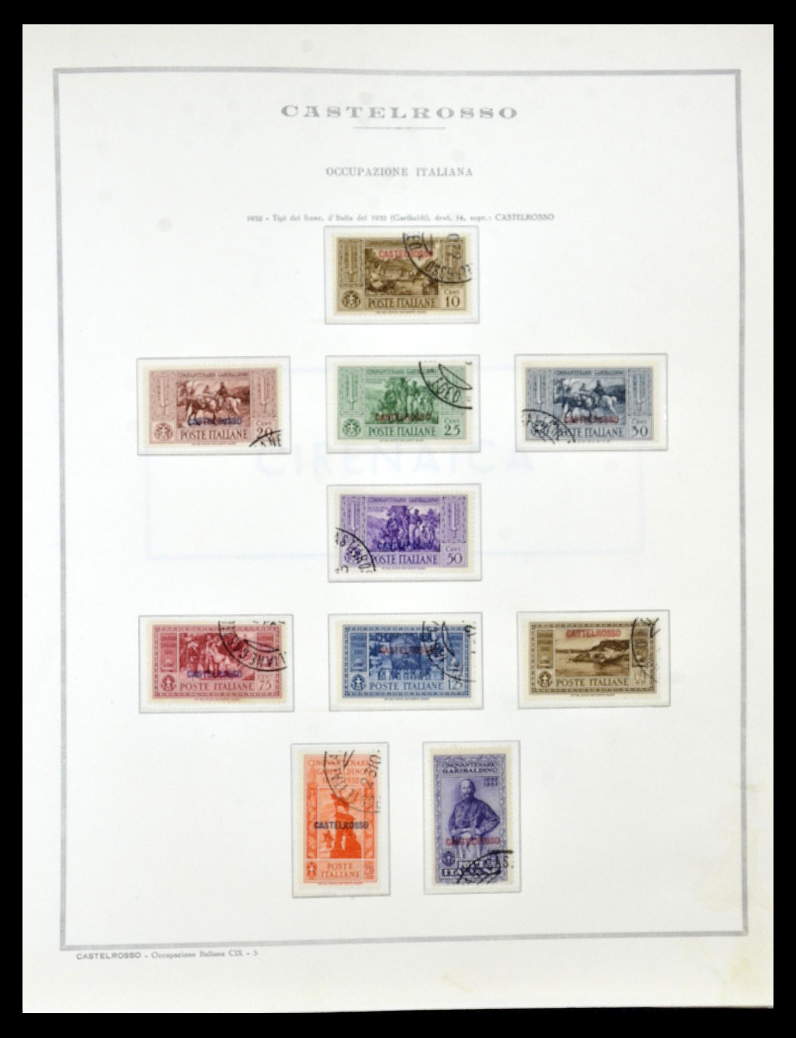 34970 007 - Stamp Collection 34970 Italian colonies 1903-1939.